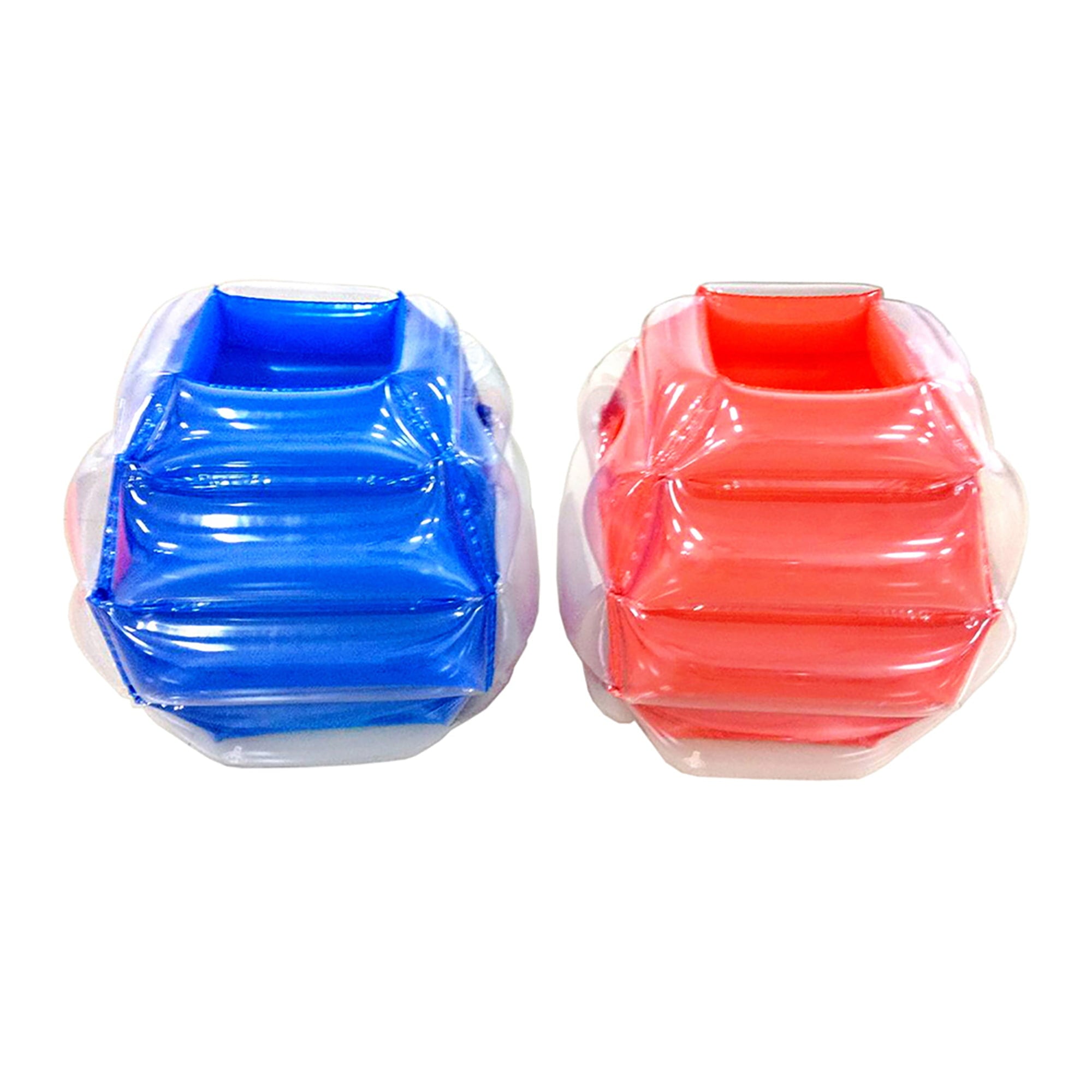 Banzai Bump N Bounce Plastic Body Bumpers in Red & Blue, 2 Bumpers, Kids Toy, 4+