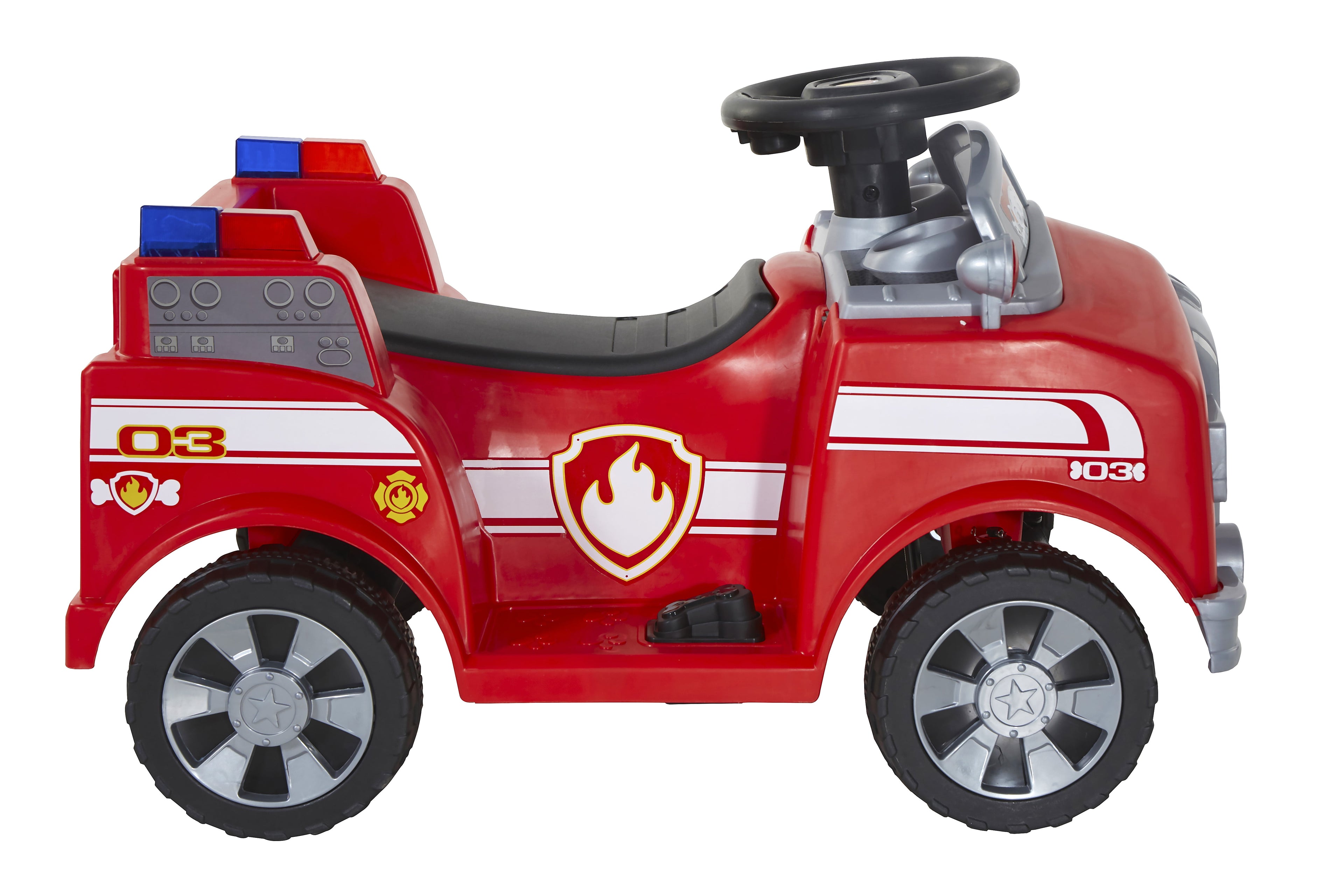 6 Volt Paw Patrol Marshall Quad with Realistic Fire Truck Sounds!