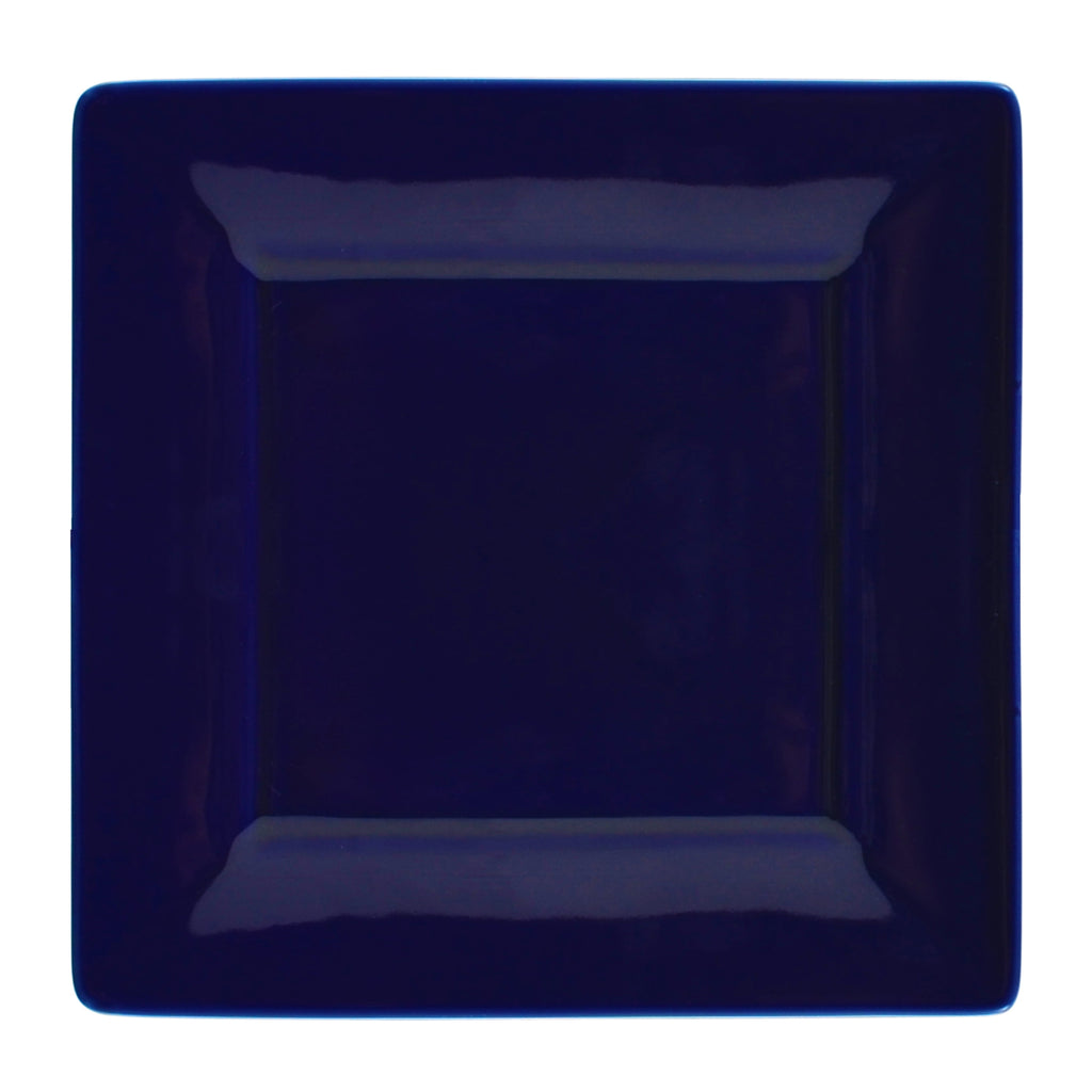 10 Strawberry Street Nova Square 16-Piece Stoneware Dinnerware Set, Black