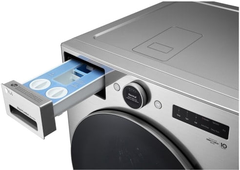 27 Inch Smart Front Load Washer/ Dryer Combo with 5.0 cu ft. Capacity, Inverter Heat Pump, Ventless Design,