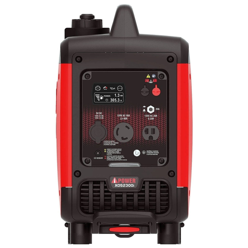 A-iPower 2300 Watt Portable Generator Inverter With Portability Kit and CO Sensor