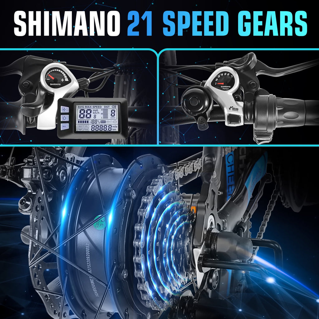 ANCHEER 500W Electric Bike for Adults 27.5" Electric Mountain Bike 3 Hours Fast Charge, Ebike for Adults with 48V 10.4Ah Removable Battery, Color LCD Display UL2849