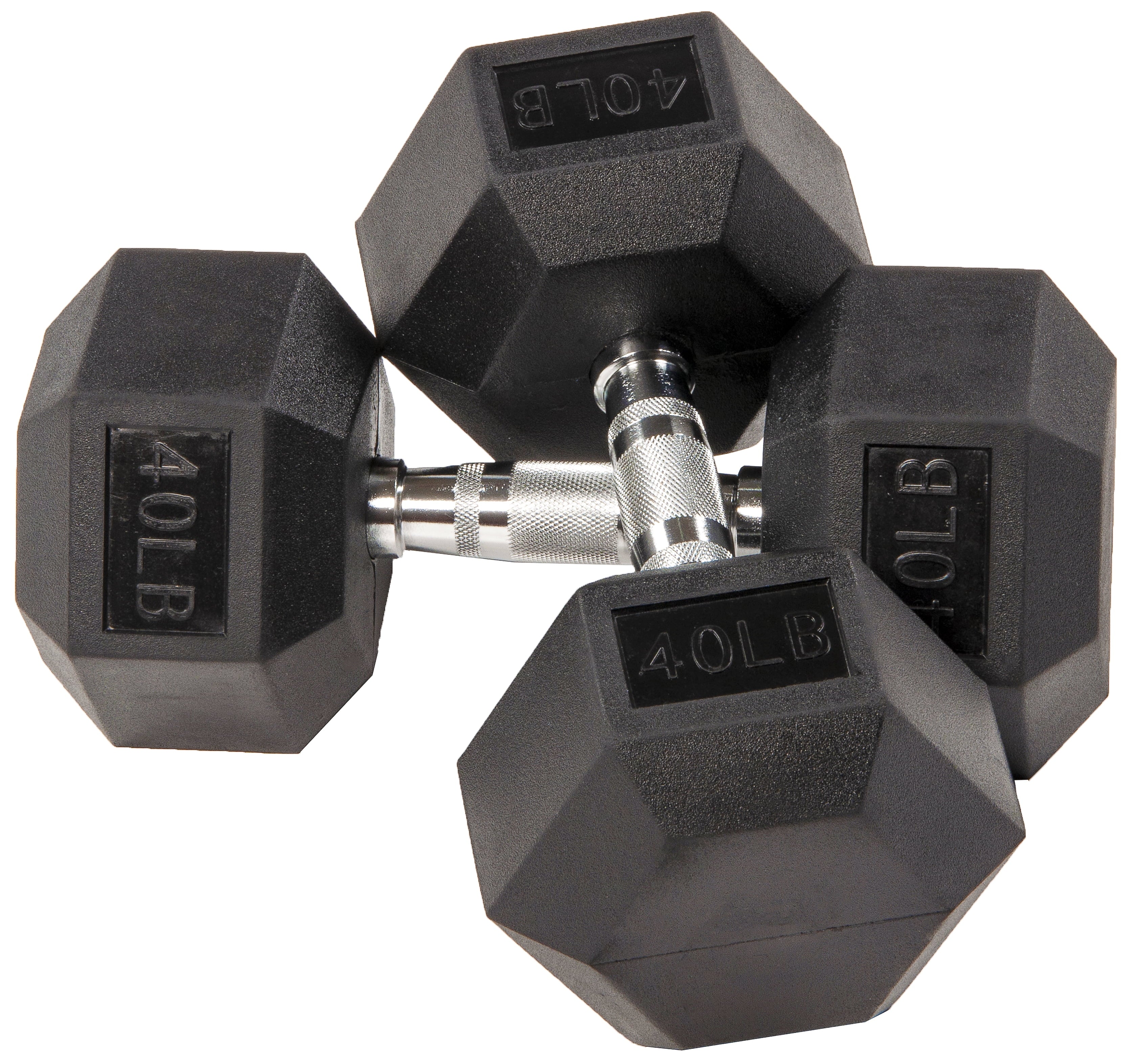 BalanceFrom 100LB Rubber Coated Hex Dumbbell Weight Set with A-Frame Rack, 5-20 lbs Pairs