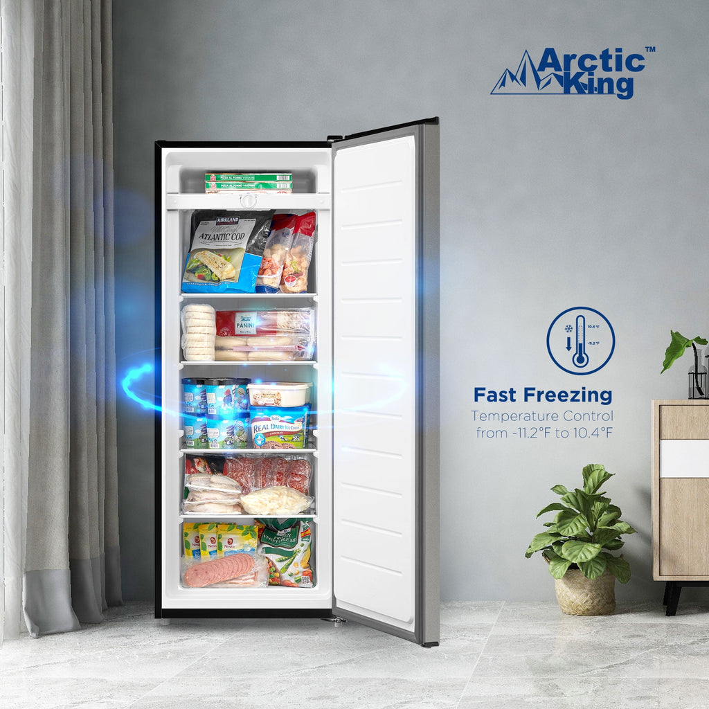 Arctic King 7.0 Cu ft Upright Freezer, White, ARU07M2AWW
