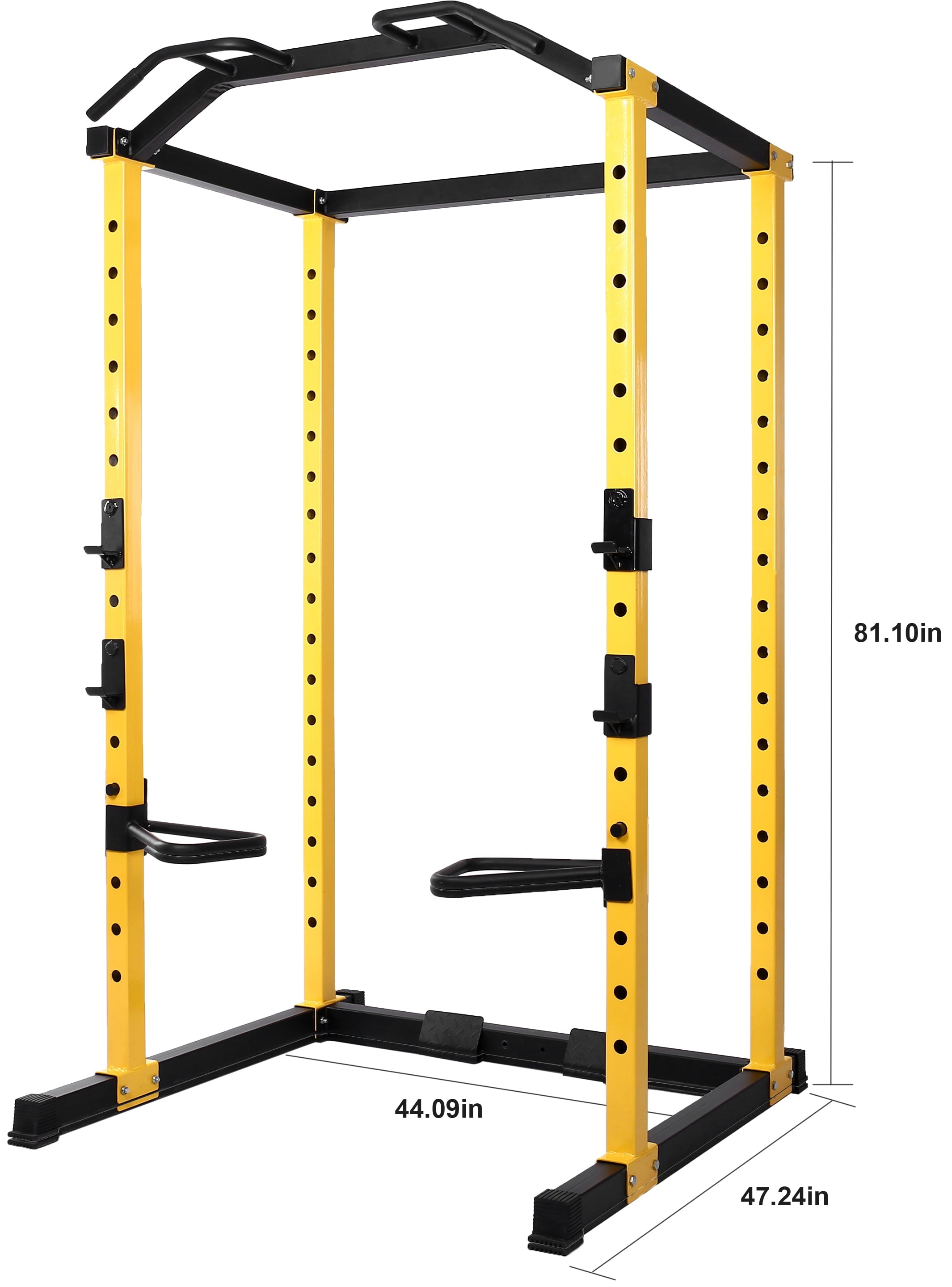 BalanceFrom PC-1 Series 1000lb Capacity Multi-Function Adjustable Power Cage Power Rack with Optional Lat Pull-down and Cable Crossover, Power Cage Only