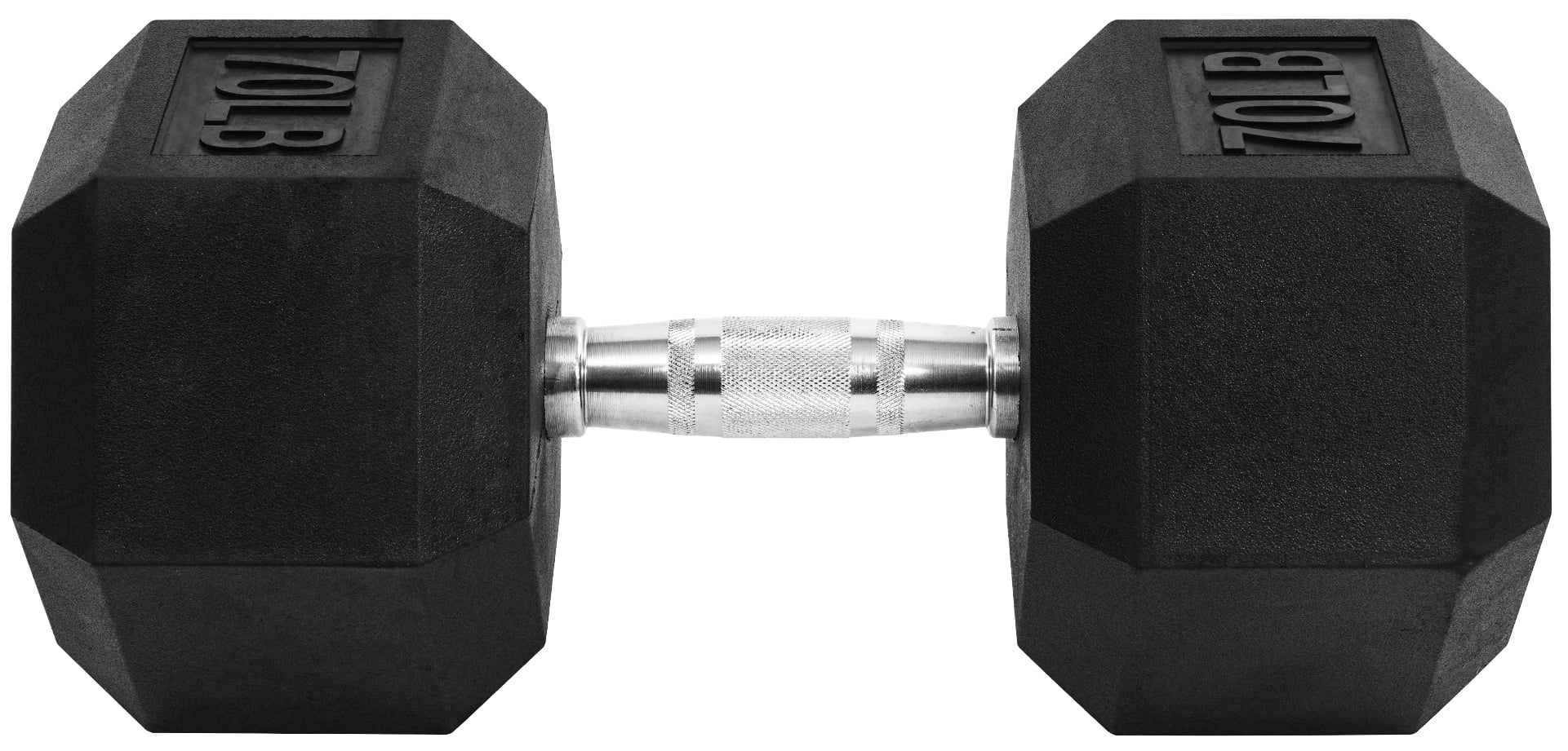 BalanceFrom Rubber Encased Hex Dumbbells, 20 Lbs. Pair