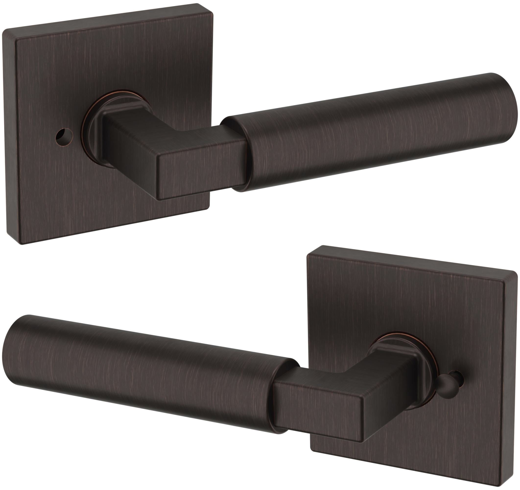 Baldwin L029.Priv L029 Gramercy Privacy Door Lever Set - Bronze