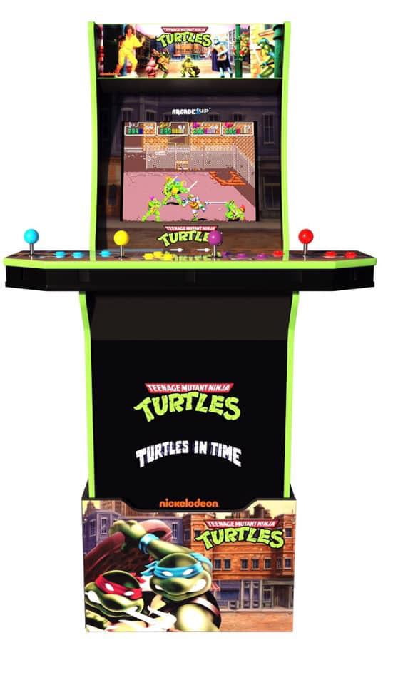 Arcade1Up, Teenage Mutant Ninja Turtles Arcade Machine w/ Riser
