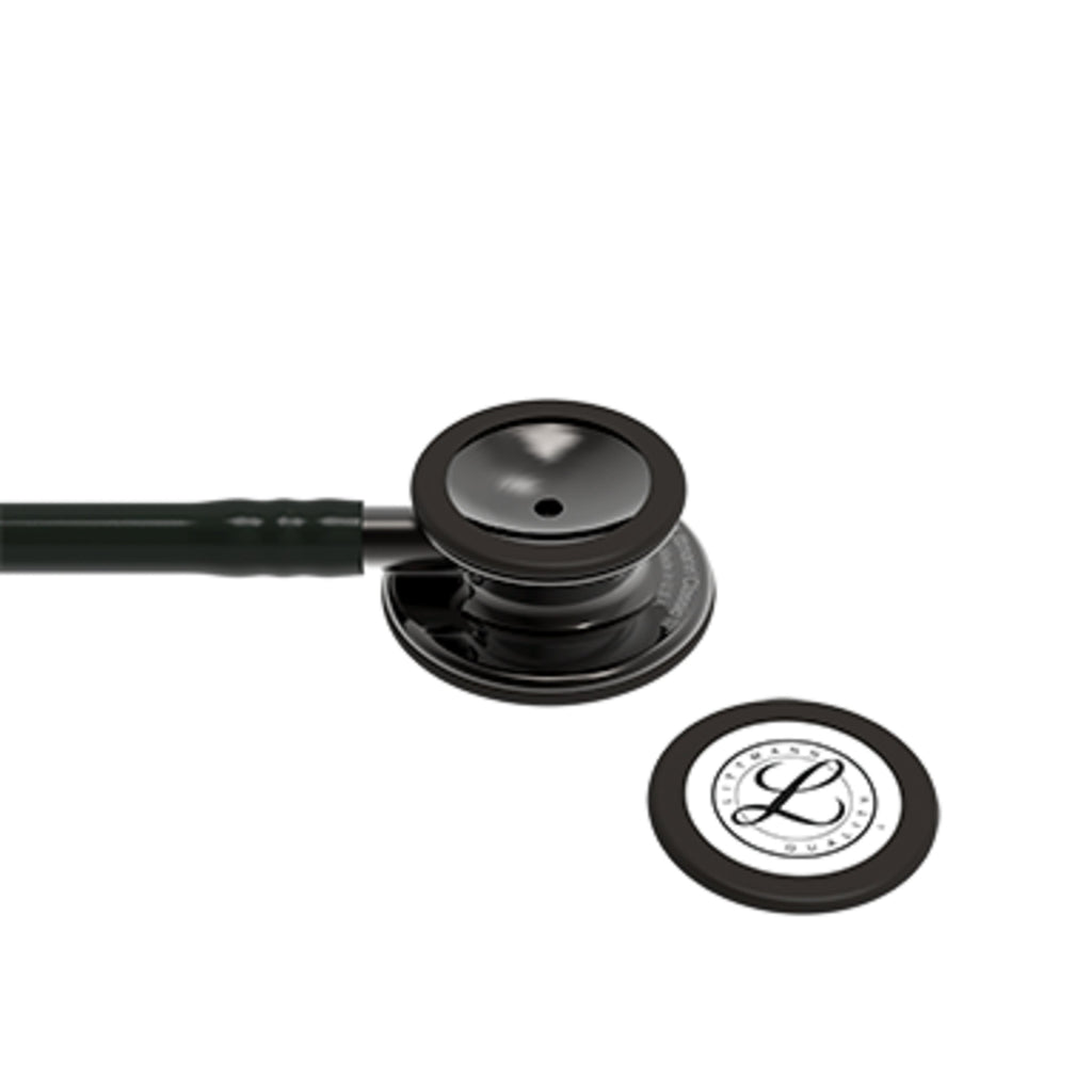 3M Littmann Classic III Stethoscope, Smoke-Finish, Black Tube, 27 inch, 5811