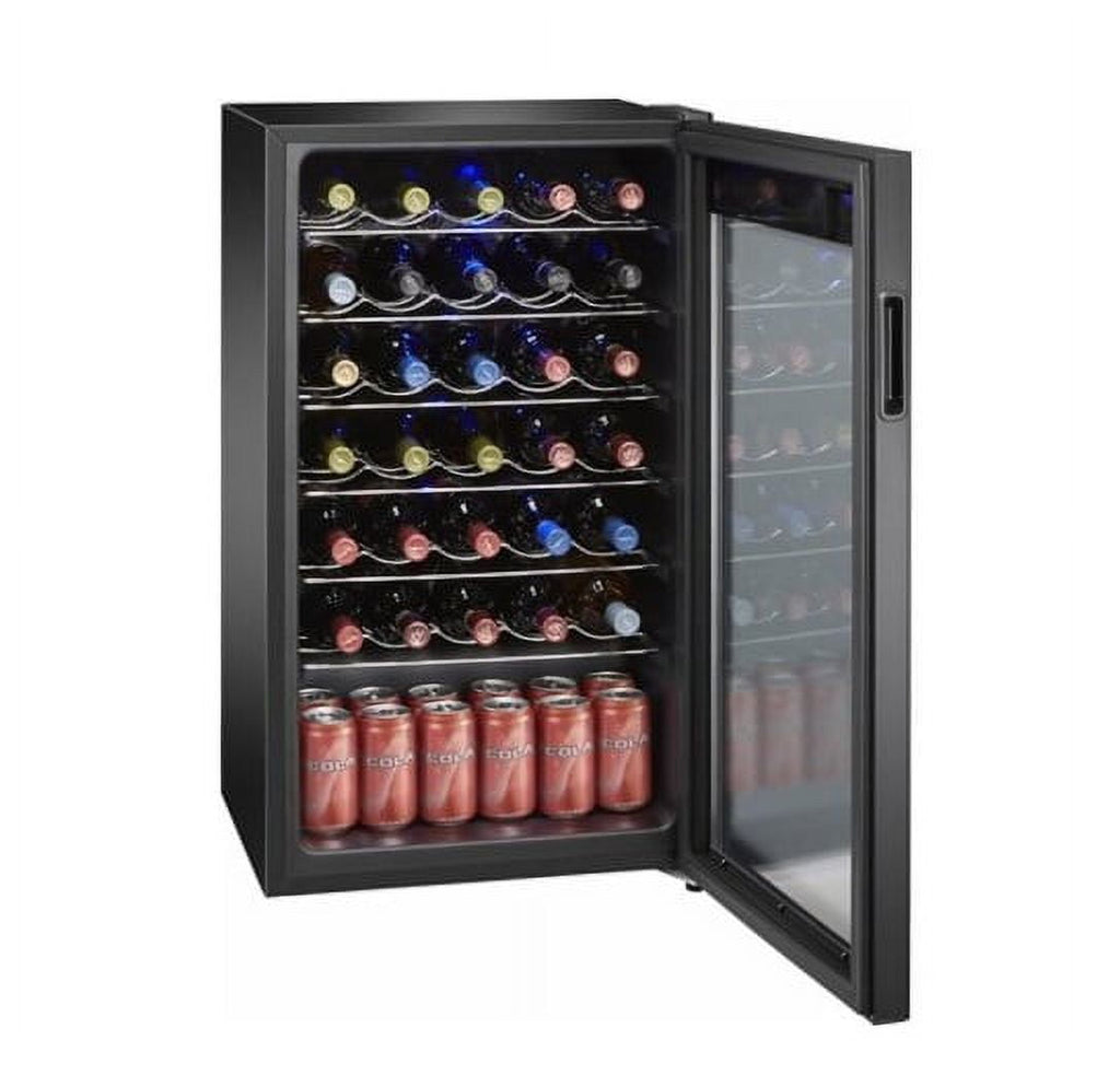 Arctic King Premium 34-Bottle Standard Wine Cooler, Glass Door, AWCA034ADB