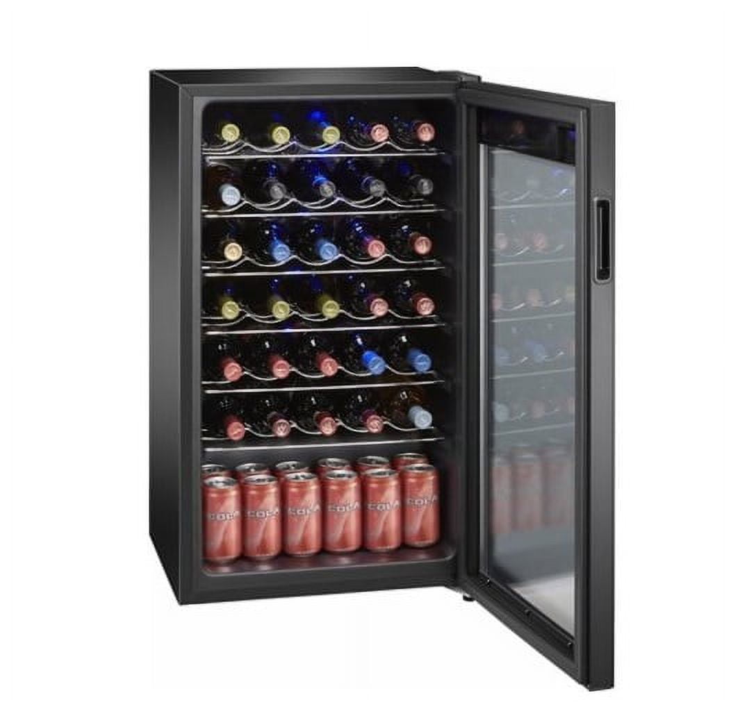 Arctic King Premium 34-Bottle Standard Wine Cooler, Glass Door, AWCA034ADB