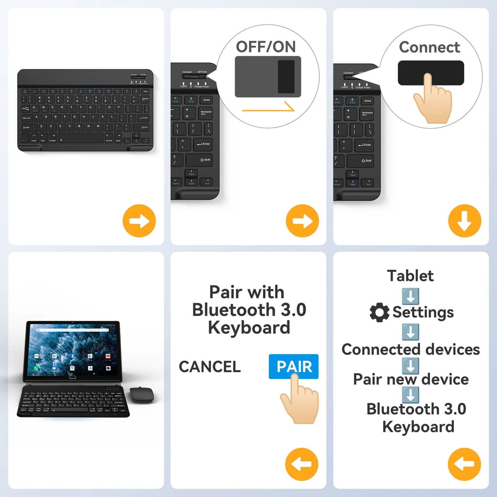 Android 14 Tablet,128GB ROM 1TB Expand,HD IPS Touchscreen, 5G/2.4G WiFi, Bluetooth 5.0, GPS, 4G Phone Tablet,2024 Newest