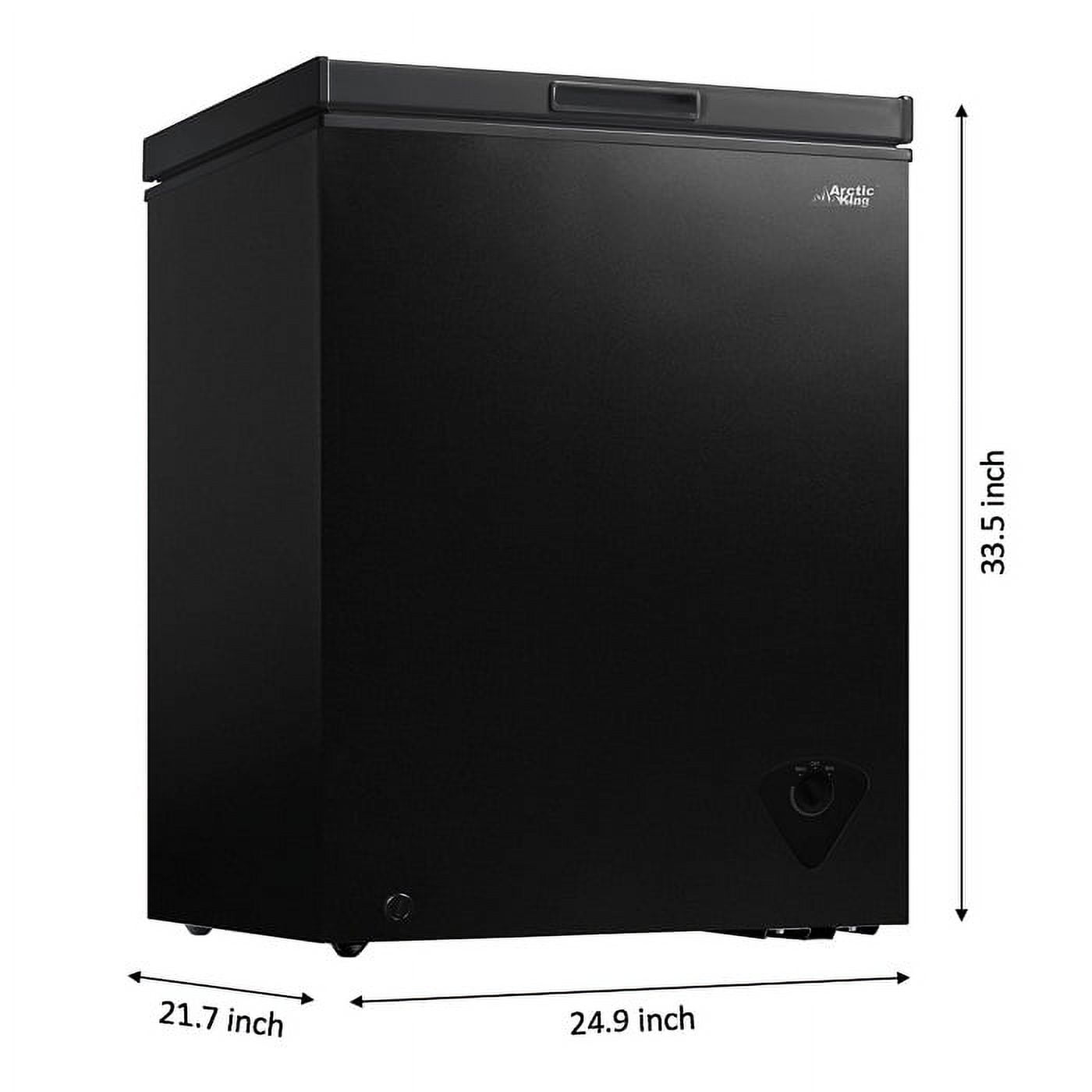 Arctic King 5 Cu ft Chest Freezer, Garage Ready, Black
