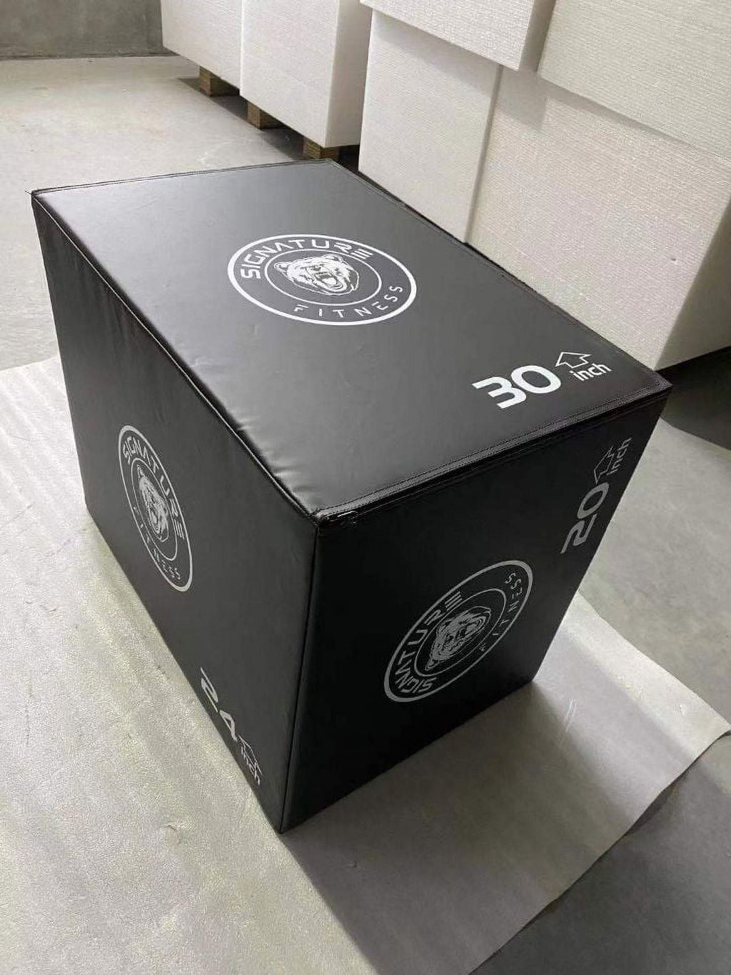 BalanceFrom 3 in 1 - 20"x24"x30" Foam Plyometric Box Jumping Exercise, 16-Pound