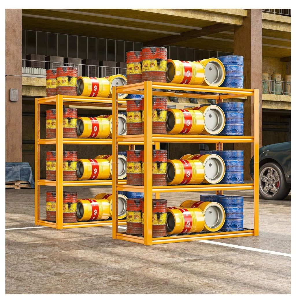 40"W Garage Shelving Heavy Duty Loads 2240LBS Garage Storage Shelves Heavy Duty Shelving 4-Tier Adjustable Metal Shelves for Storage Rack Industrial Shelving Utility Shelf,40"W X19.5"D X59.5"H