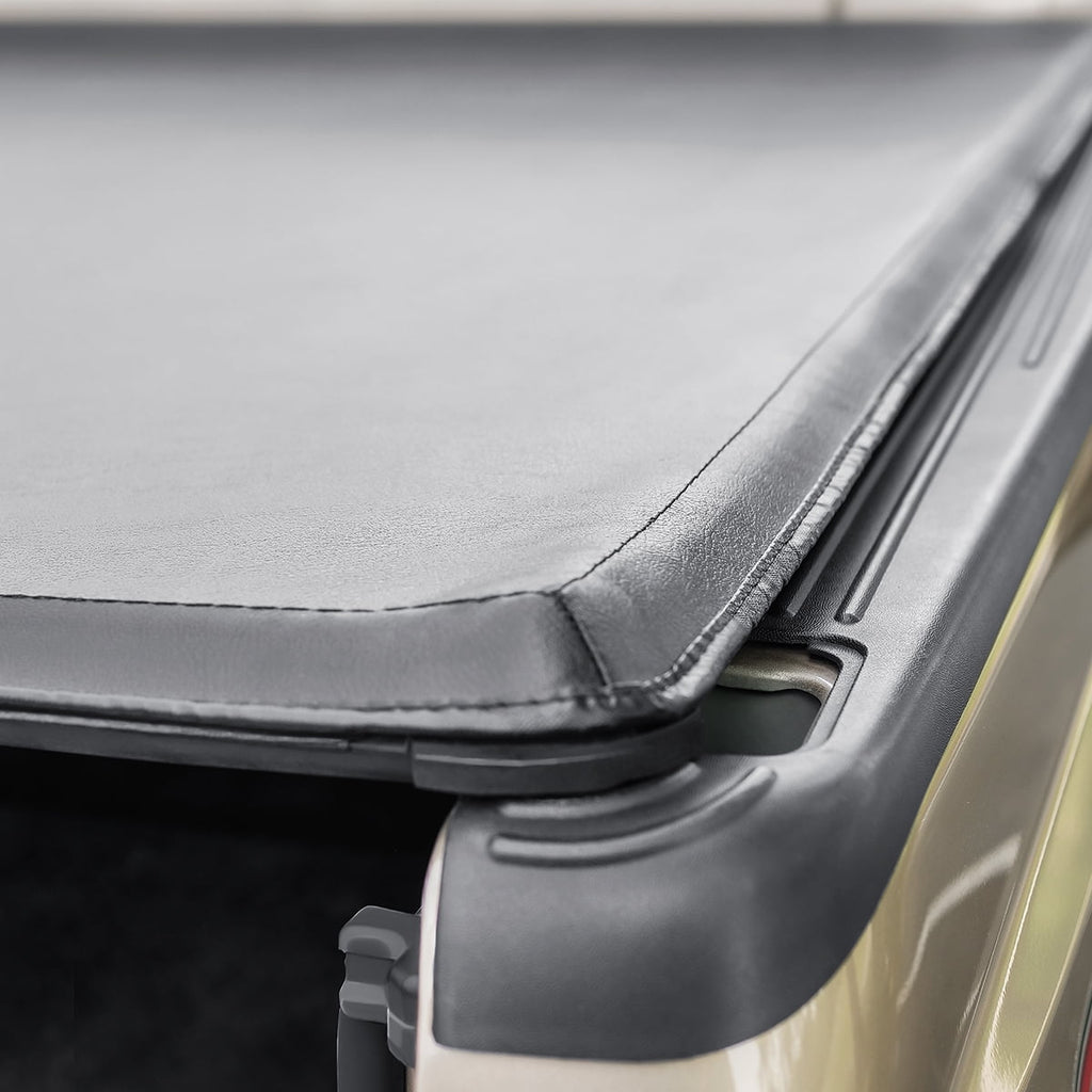 Auto Drive Soft Roll up Truck Bed Tonneau Cover Fits 15-19 Chevy Colorado / GMC Canyon 5Ft Bed