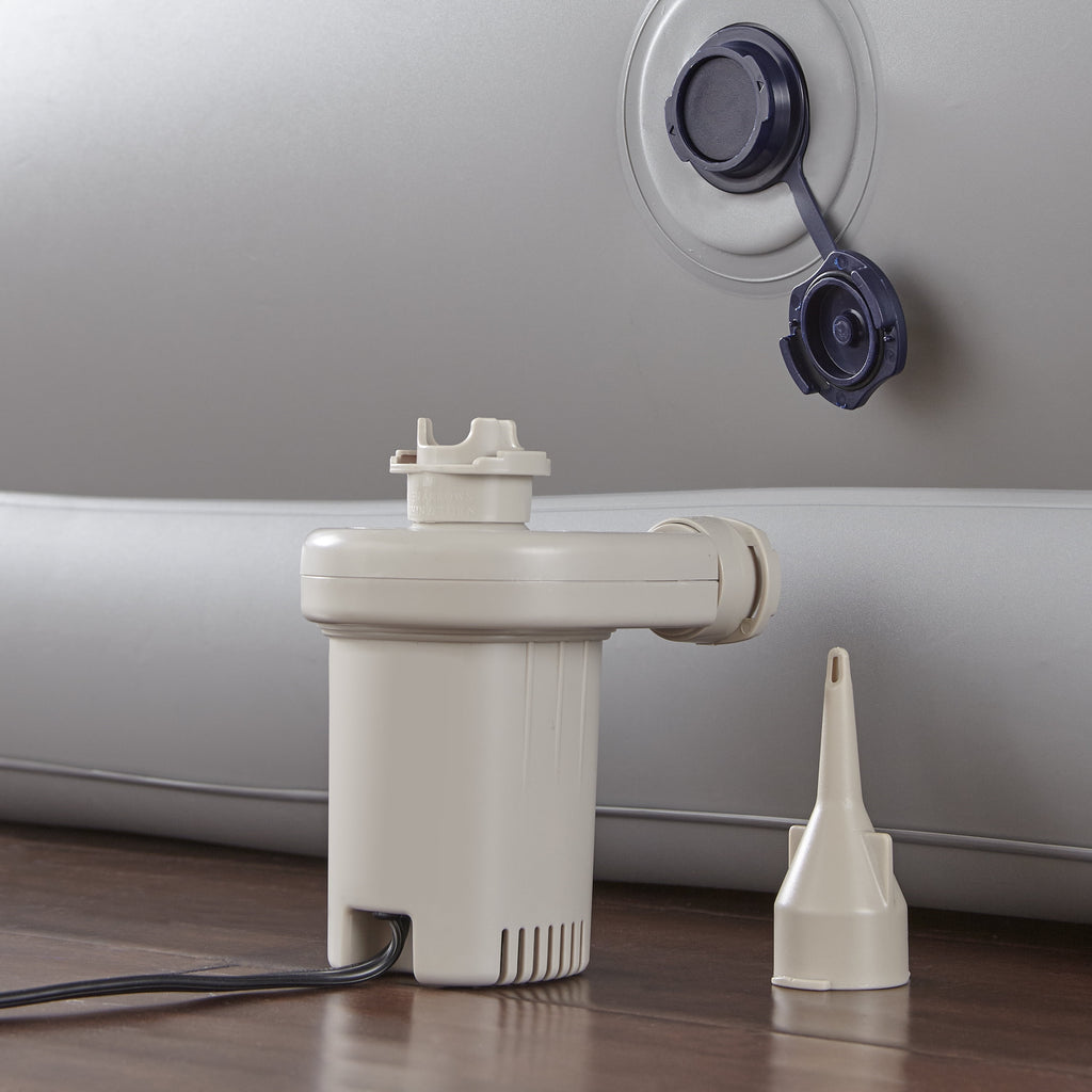 Beautyrest Sky Rise 18" Queen Air Bed Mattress, Raised Inflatable Blow-up Bed, Powerful Pump, Adjustable Firmness