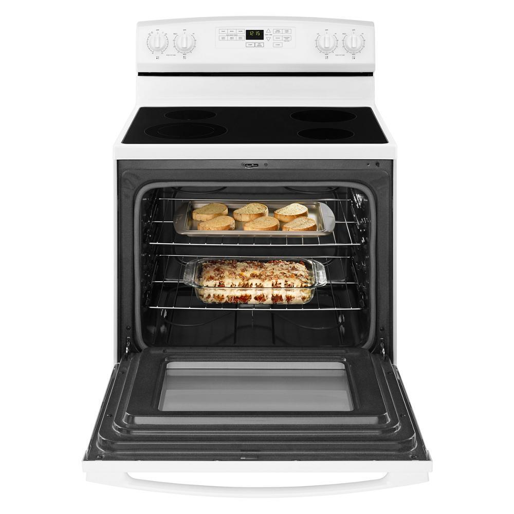 Amana AER6603SFW 4.8 Cu. Ft. White Freestanding Electric Range