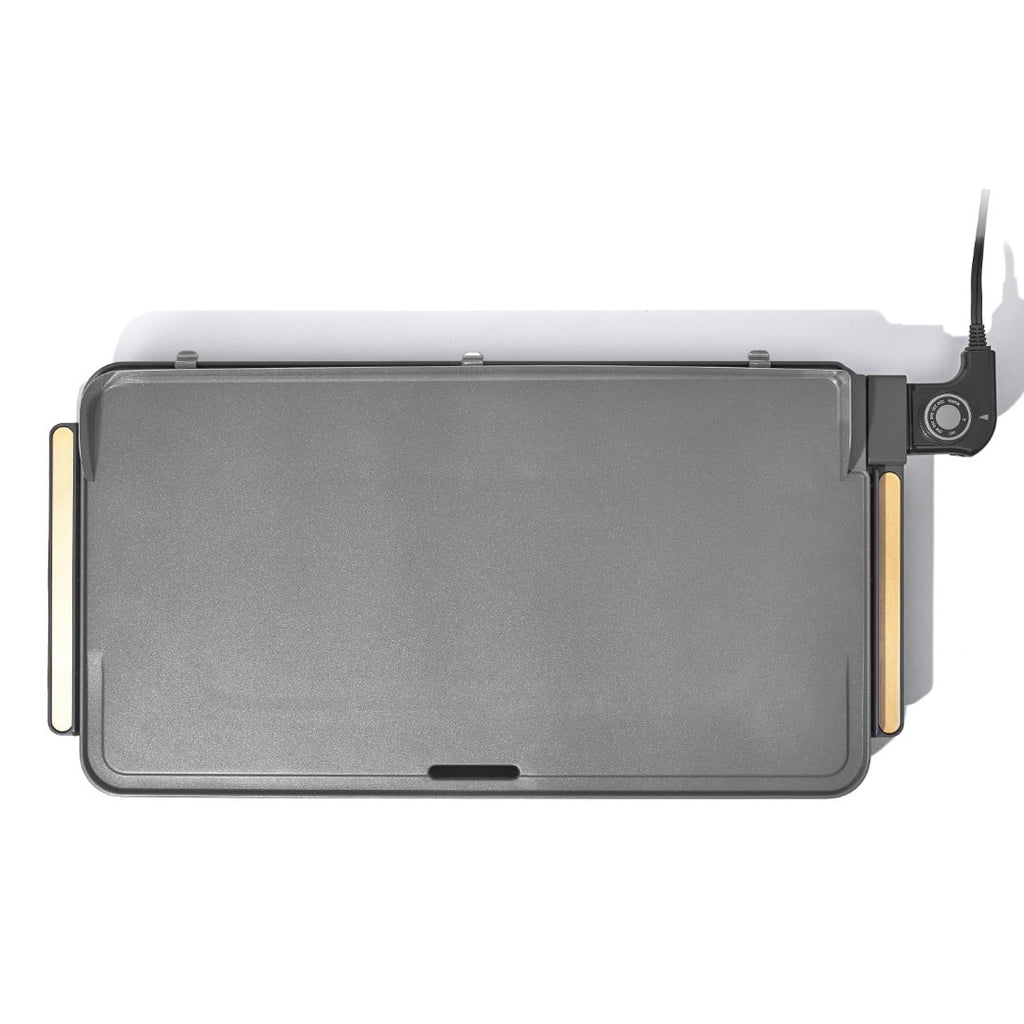 Beautiful XL Electric Griddle 12" x 22"- Non-Stick, White Icing by Drew Barrymore