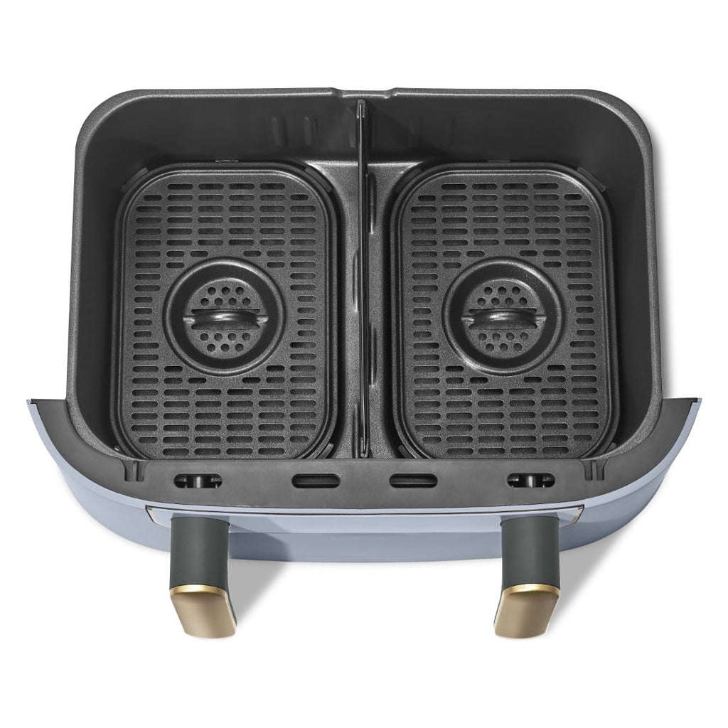 Beautiful 9 QT TriZone Air Fryer, White Icing by Drew Barrymore