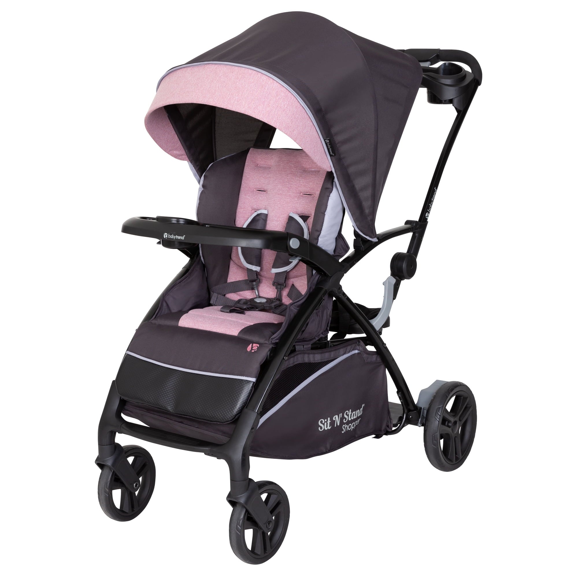 Baby Trend Sit N Stand® 5-in-1 - Shopper Stroller - Cassis - Pink