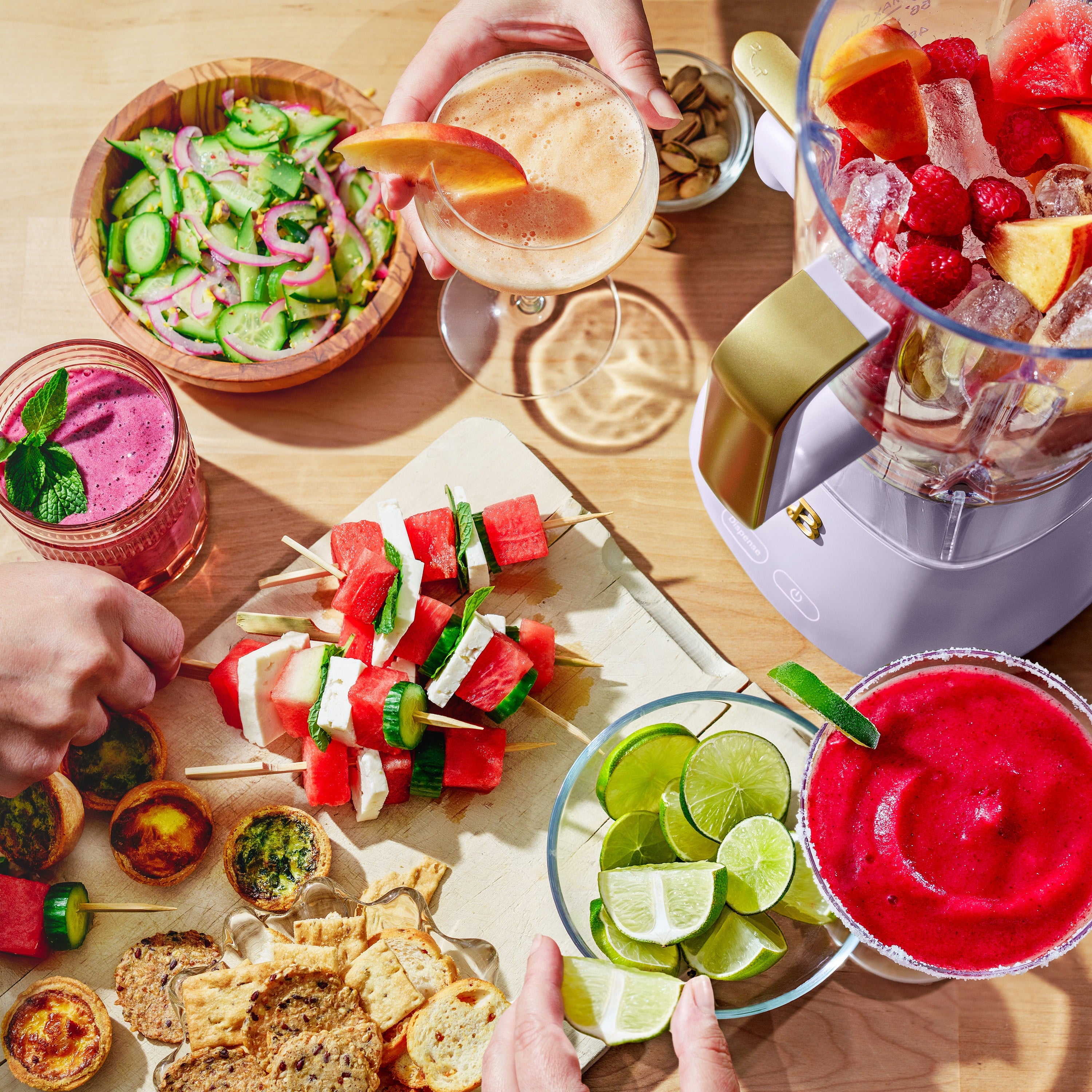 Beautiful Slush Crush 60 oz 4-Speed Frozen Drink Maker, White Icing by Drew Barrymore