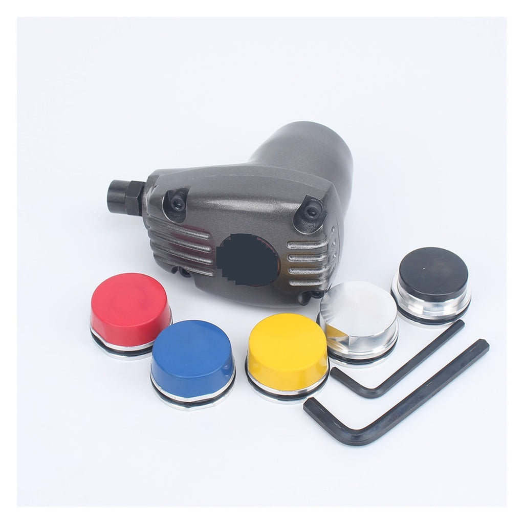 Air Palm Hammer Automatic Hammers Pneumatic Hammer Hand-held Air Palm Hammer 6 Different Hardness Tips For Body Repair Plastic Inlay Assembly