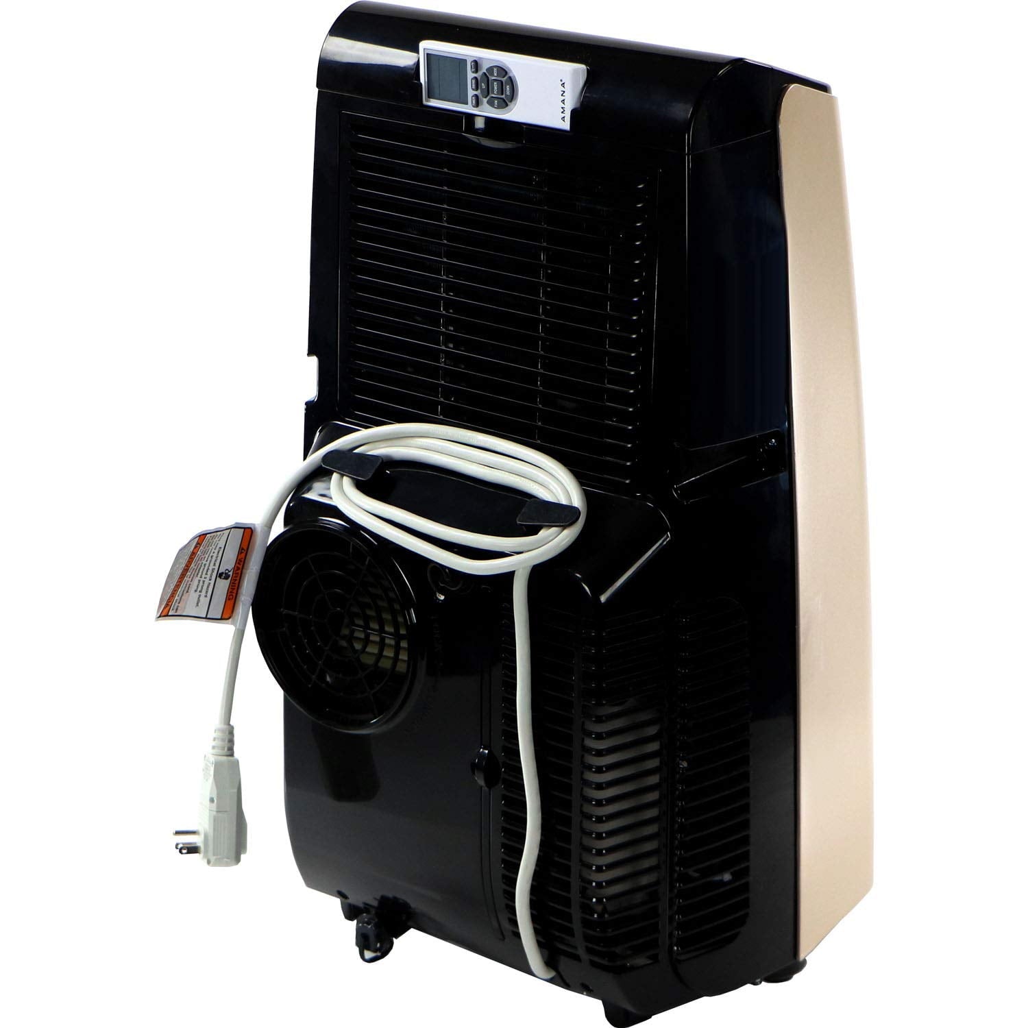 Amana 12,000 BTU, Portable Air Conditioner with Remote Control in Gold/Black for Rooms up to 500 -Sq. ft.