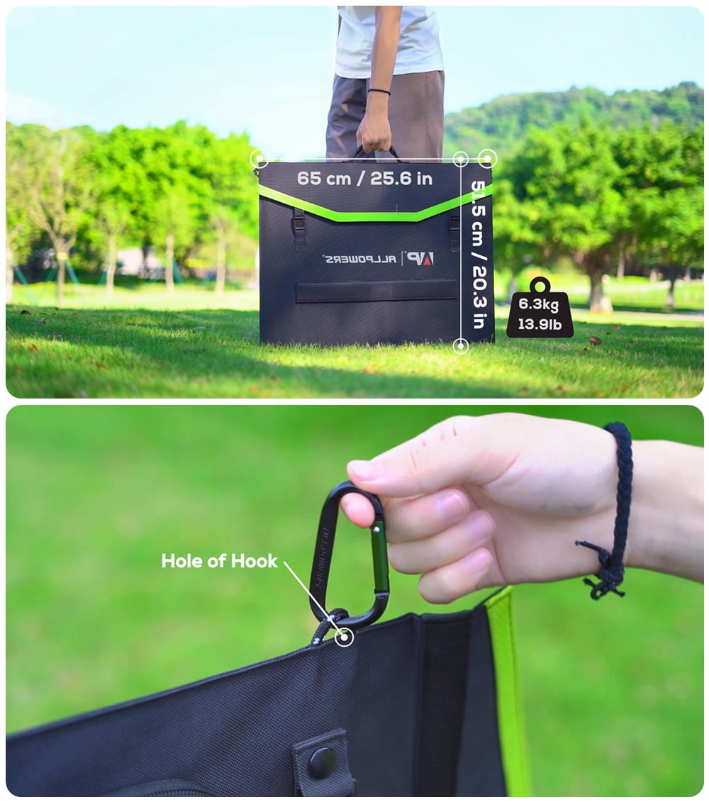 ALLPOWERS R600 Portable Power Station 600W, 299Wh LiFePO4 Battery, Wireless Charging, Solar Generator for Camping Home Emergency off-Grid