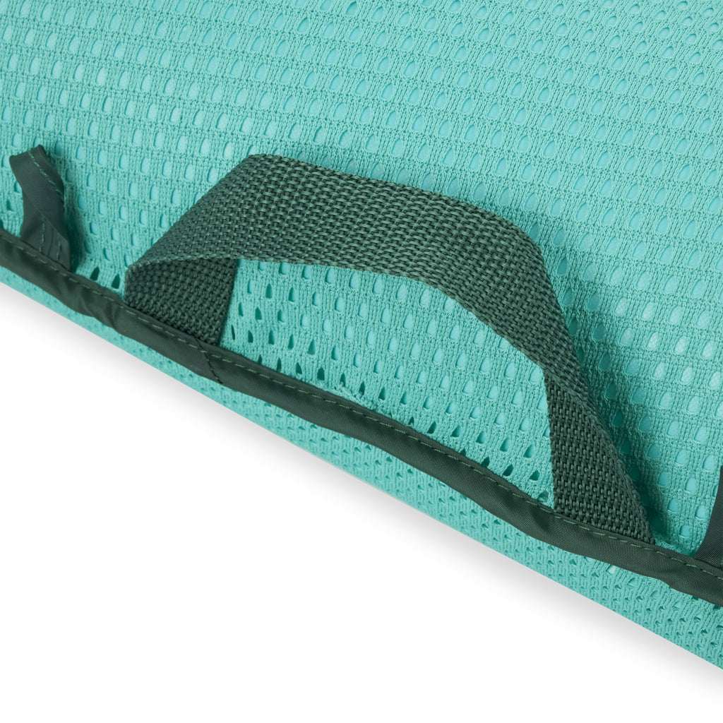 Aqua Leisure Campania Convertible 2 in 1 Pool Float Lounge/Caddy, Teal Hibiscus