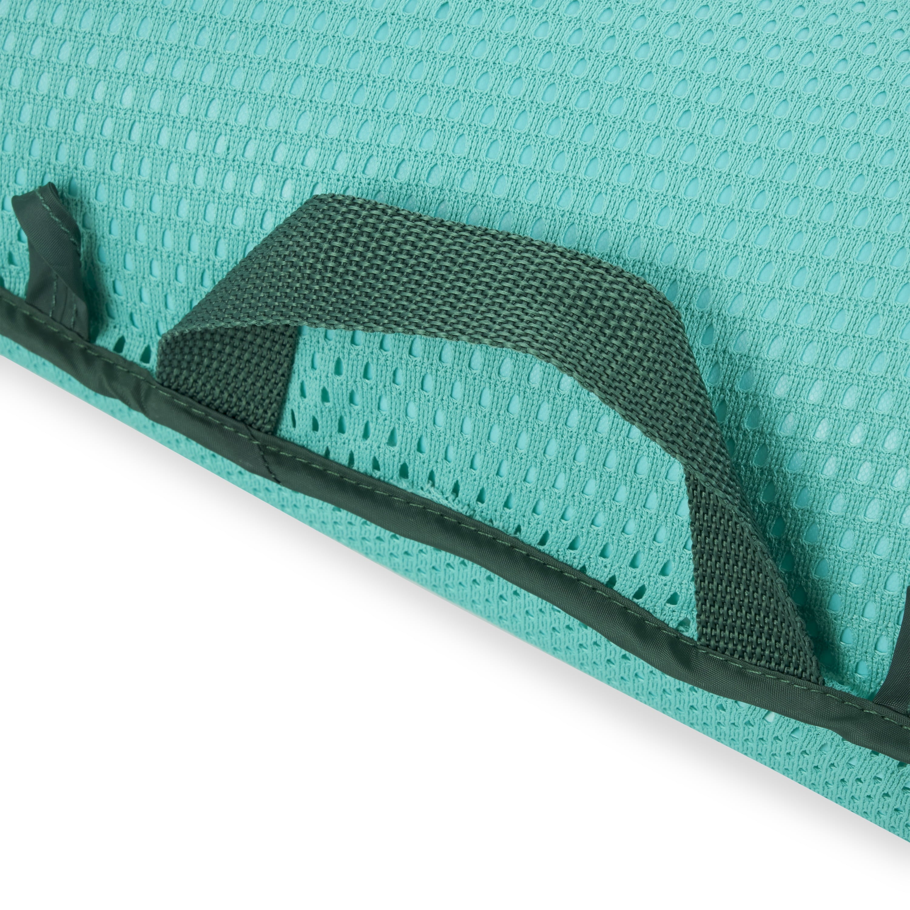 Aqua Leisure Campania Convertible 2 in 1 Pool Float Lounge/Caddy, Teal Hibiscus