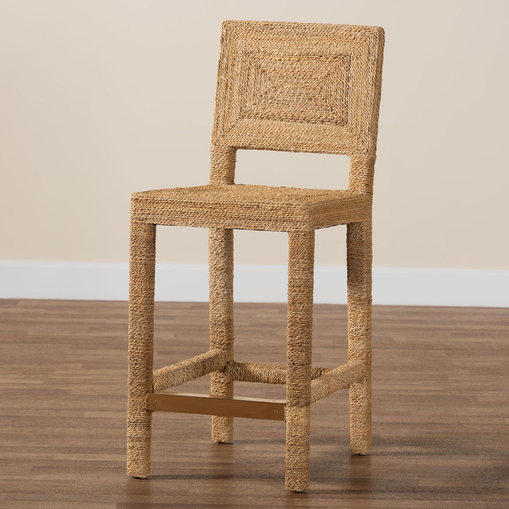 bali & pari Anfield Boho Counter Stool, One Size, Natural