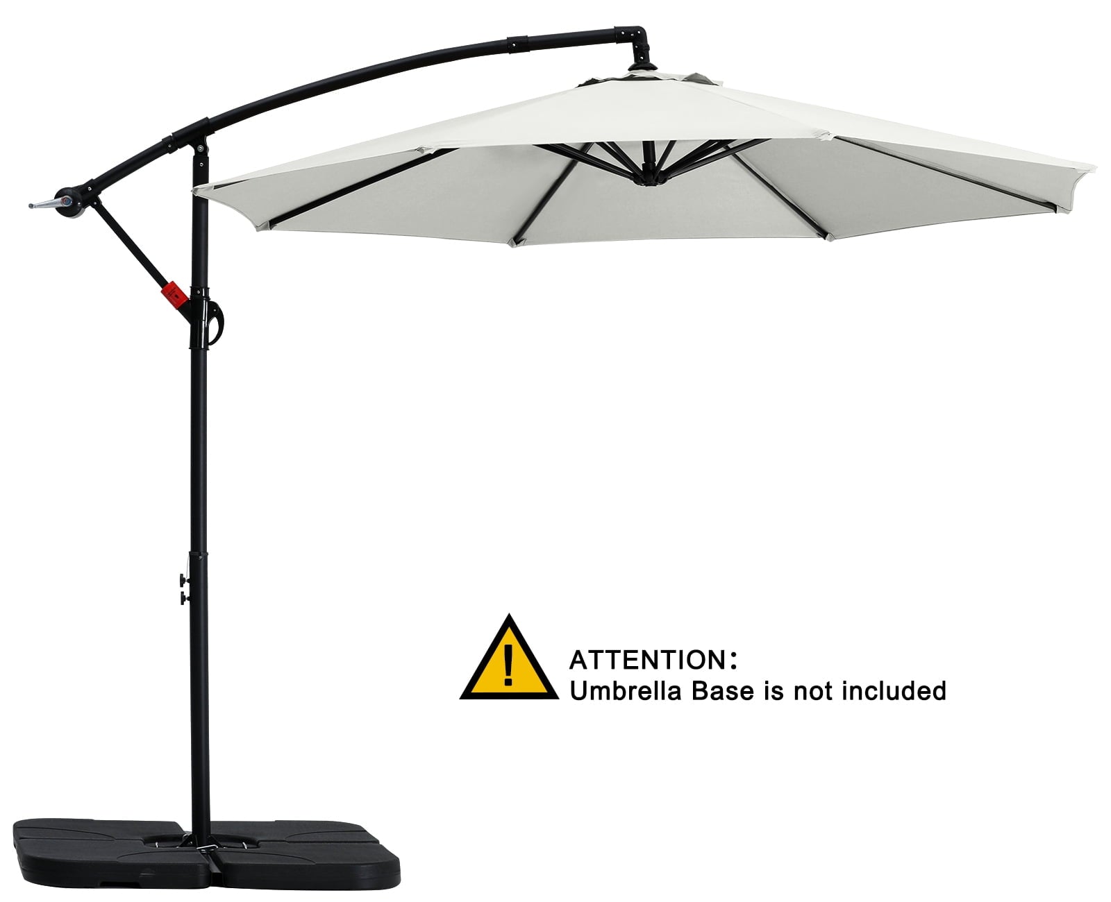 ABCCANOPY 10 FT Patio Umbrellas with Crank & Cross Base for Garden, Backyard, Pool and Beach, 12+ Colors(Turquoise)