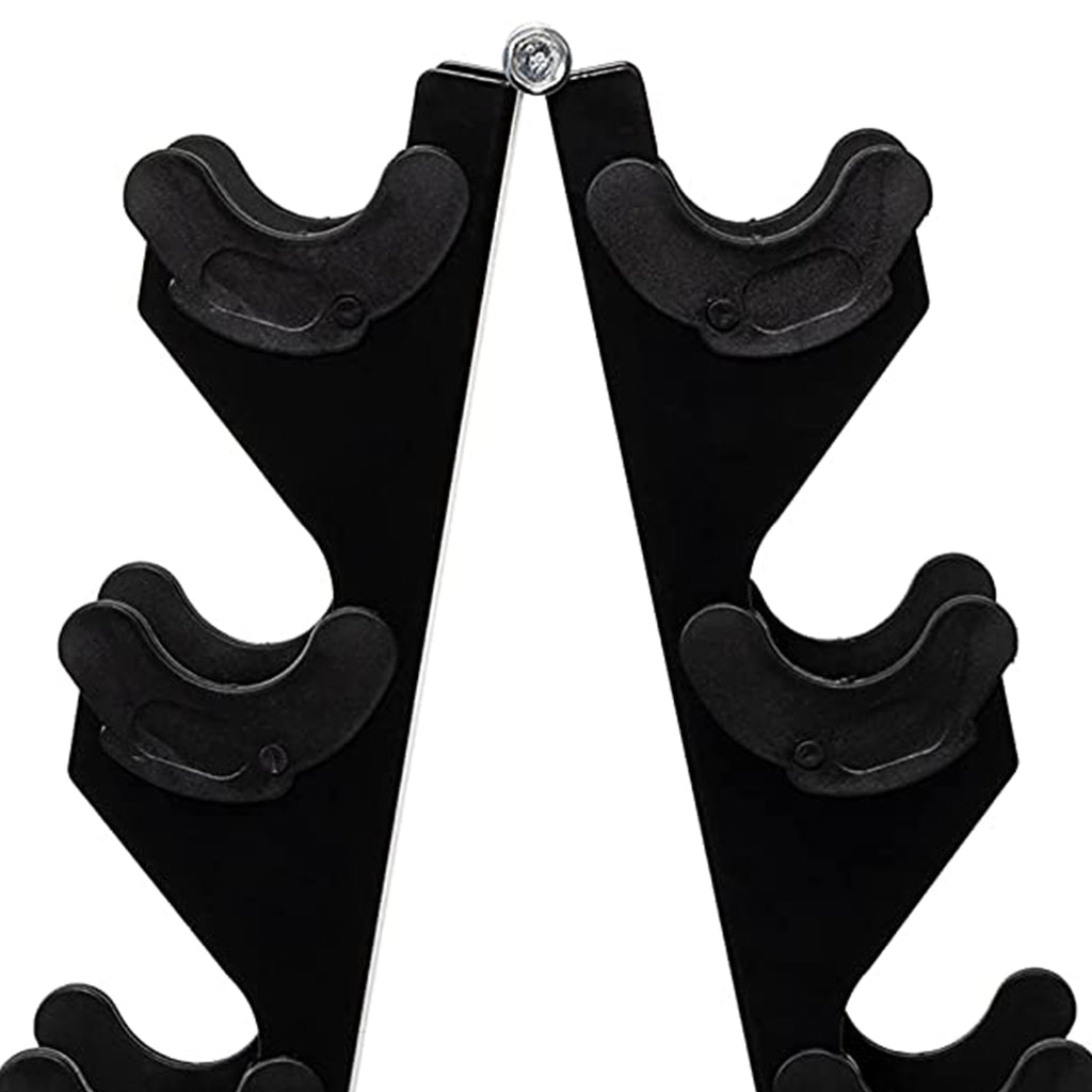 BalanceFrom Fitness 3, 5, 8, 10 & 12 Pound Dumbbell Weight Set with Stand