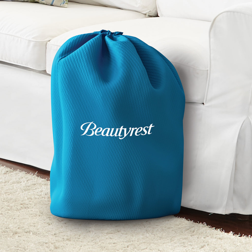 Beautyrest Extraordinaire 18" Queen Inflatable Blow up Air Bed Mattress with Built-in Pump