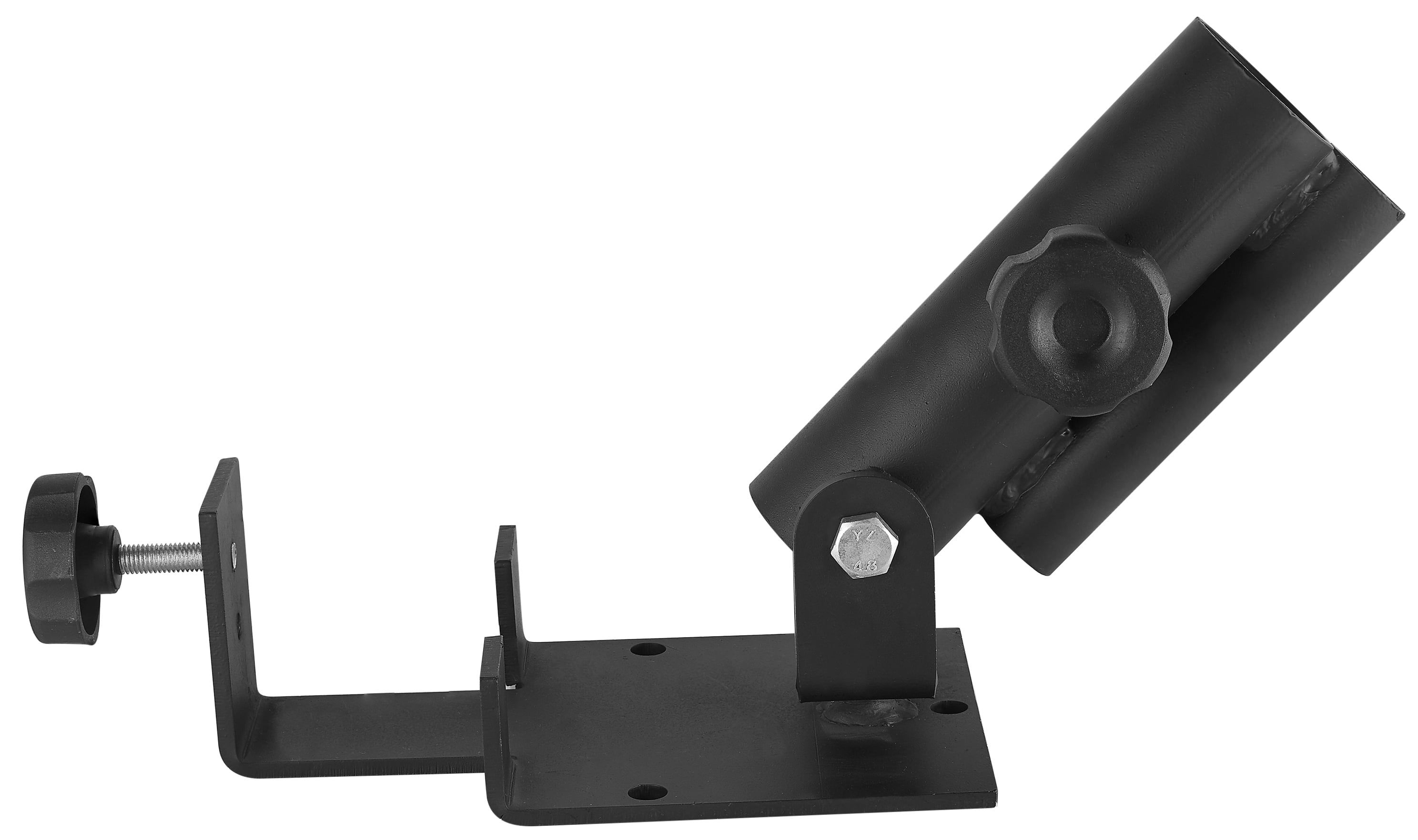 BalanceFrom PC-1 Series 1000lb Capacity Multi-Function Adjustable Power Cage Power Rack with Optional Lat Pull-down and Cable Crossover, Power Cage Only, Black