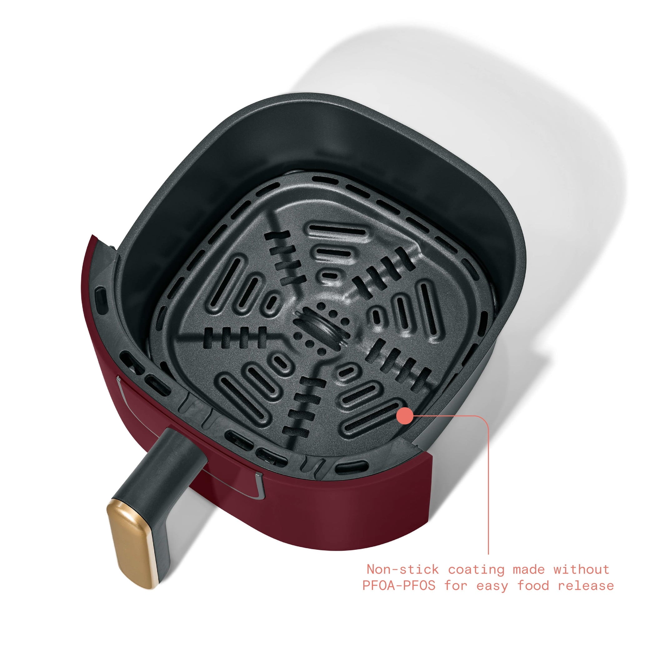 Beautiful 3 Qt Air Fryer with TurboCrisp Technology, White Icing by Drew Barrymore