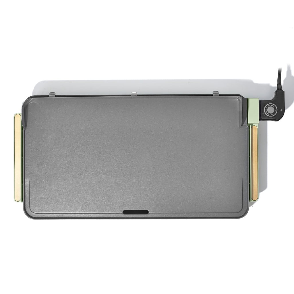 Beautiful XL Electric Griddle 12" x 22"- Non-Stick, White Icing by Drew Barrymore