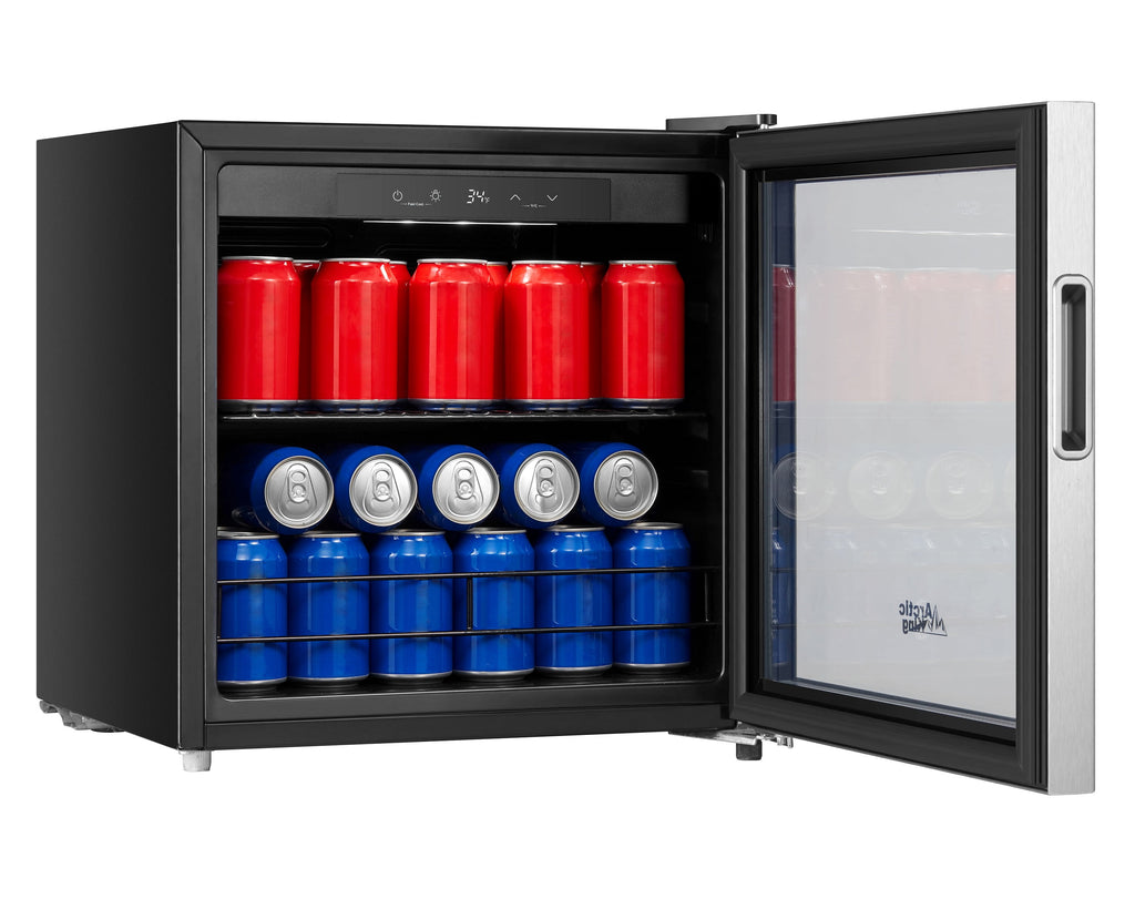 Arctic King 48-Can Stainless Steel Beverage Fridge & Cooler with Electrical Control, ARV48B1AST