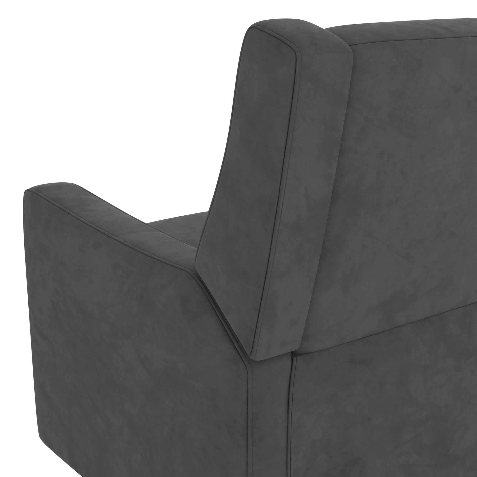 Baby Relax Otto 4-in-1 Nursery Swivel Glider Rocker Power Recliner with USB Ports, Gray Velvet