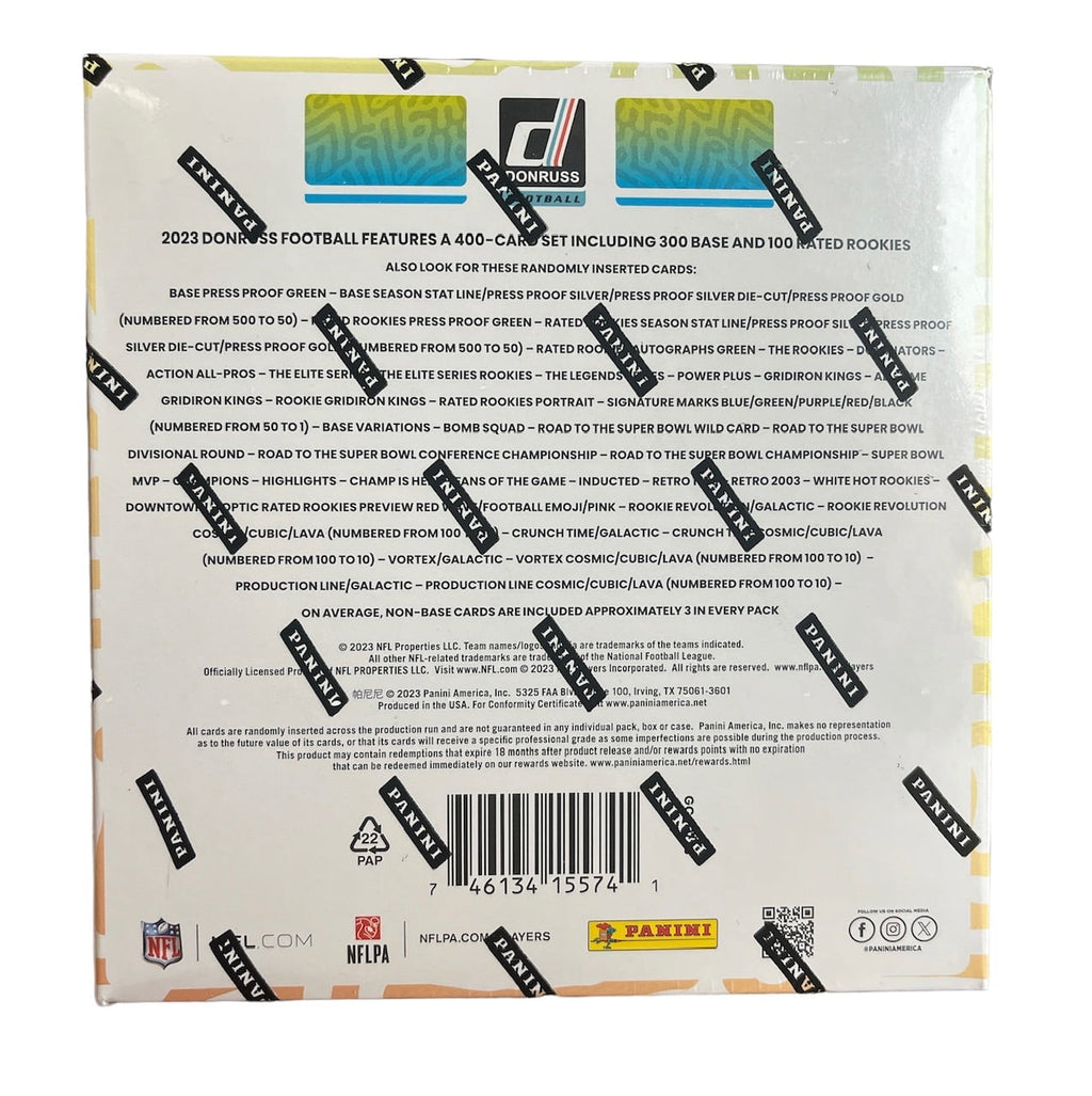 23 PANINI DONRUSS FOOTBALL MEGA BOX
