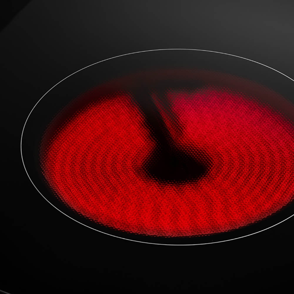 Amana® Brand New Model - AER6303MMS 30-inch Electric Range with 4.8 Cu ft oven. - assembled product Depth: 27.5” - assembled product height: 46.08” - assembled product Width: 30”