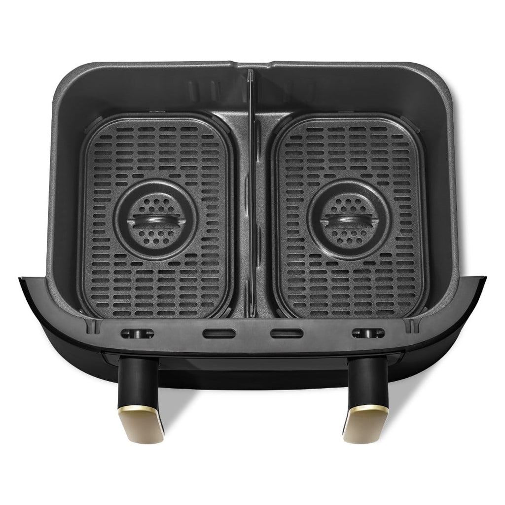 Beautiful 9 QT TriZone Air Fryer, White Icing by Drew Barrymore