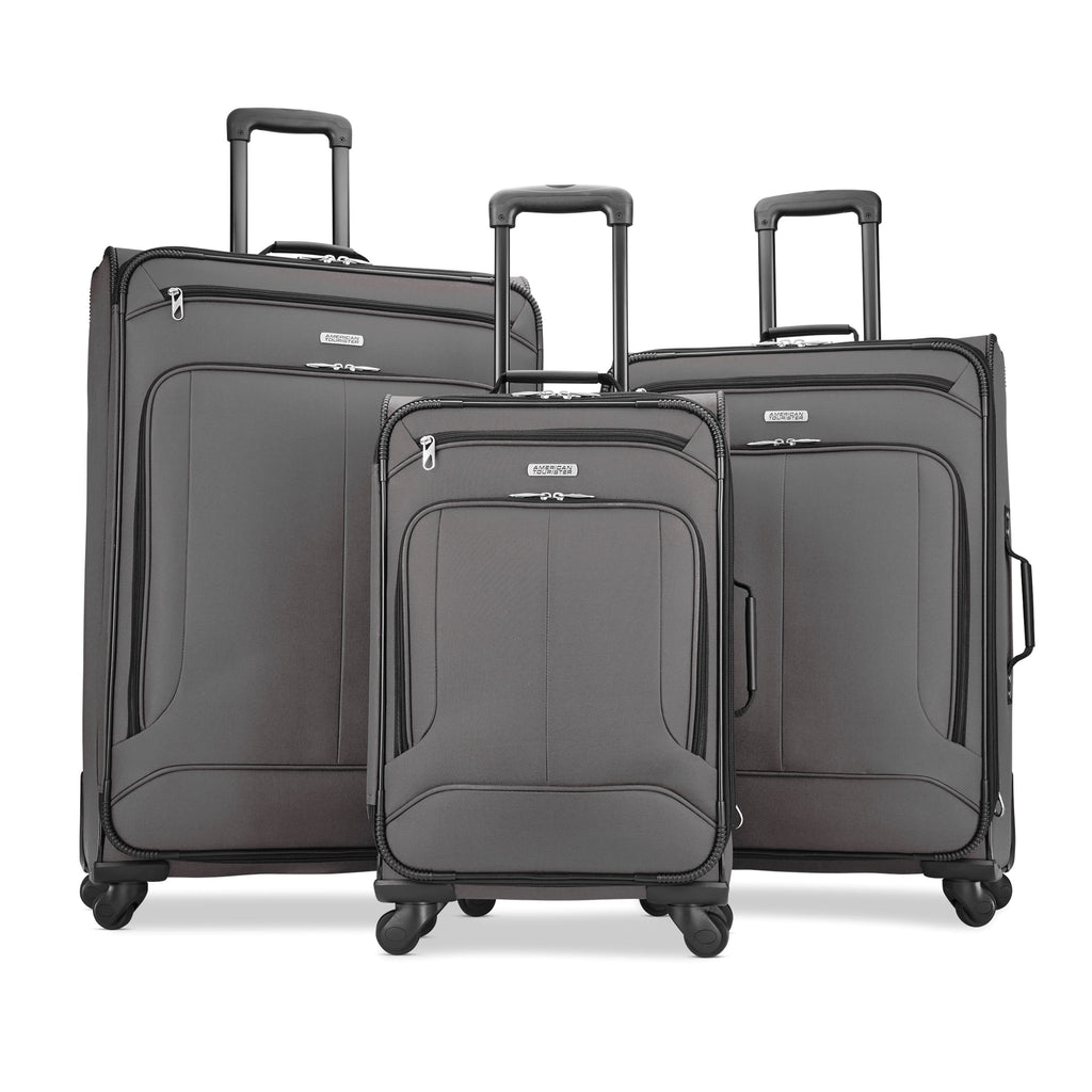 American Tourister Pop Max 3-Piece Softside Spinner Travel Set, 21-inch Spinner, 25-inch Spinner, 29-inch Spinner, Luggage Sets, Three Pieces