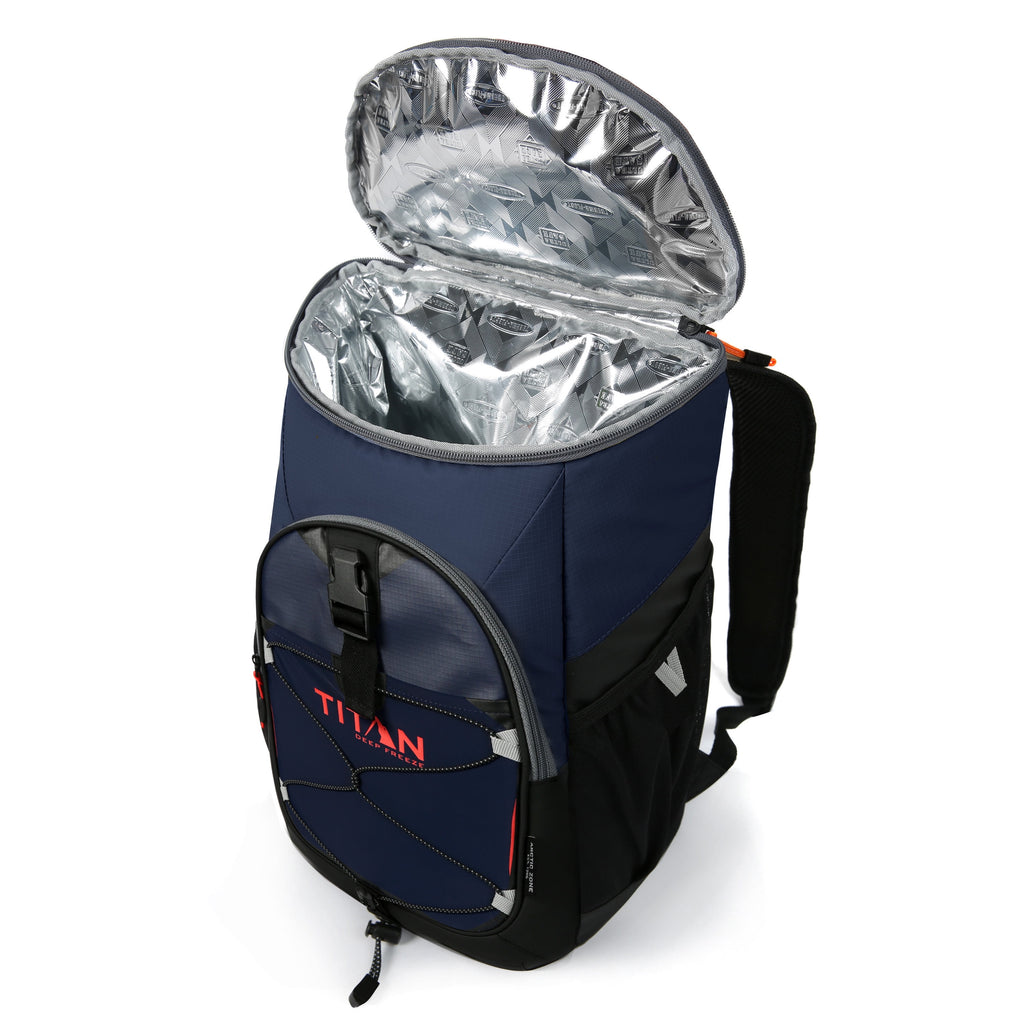 Arctic Zone® Titan Deep Freeze® 24 Can/16 Quart Backpack Cooler - Navy