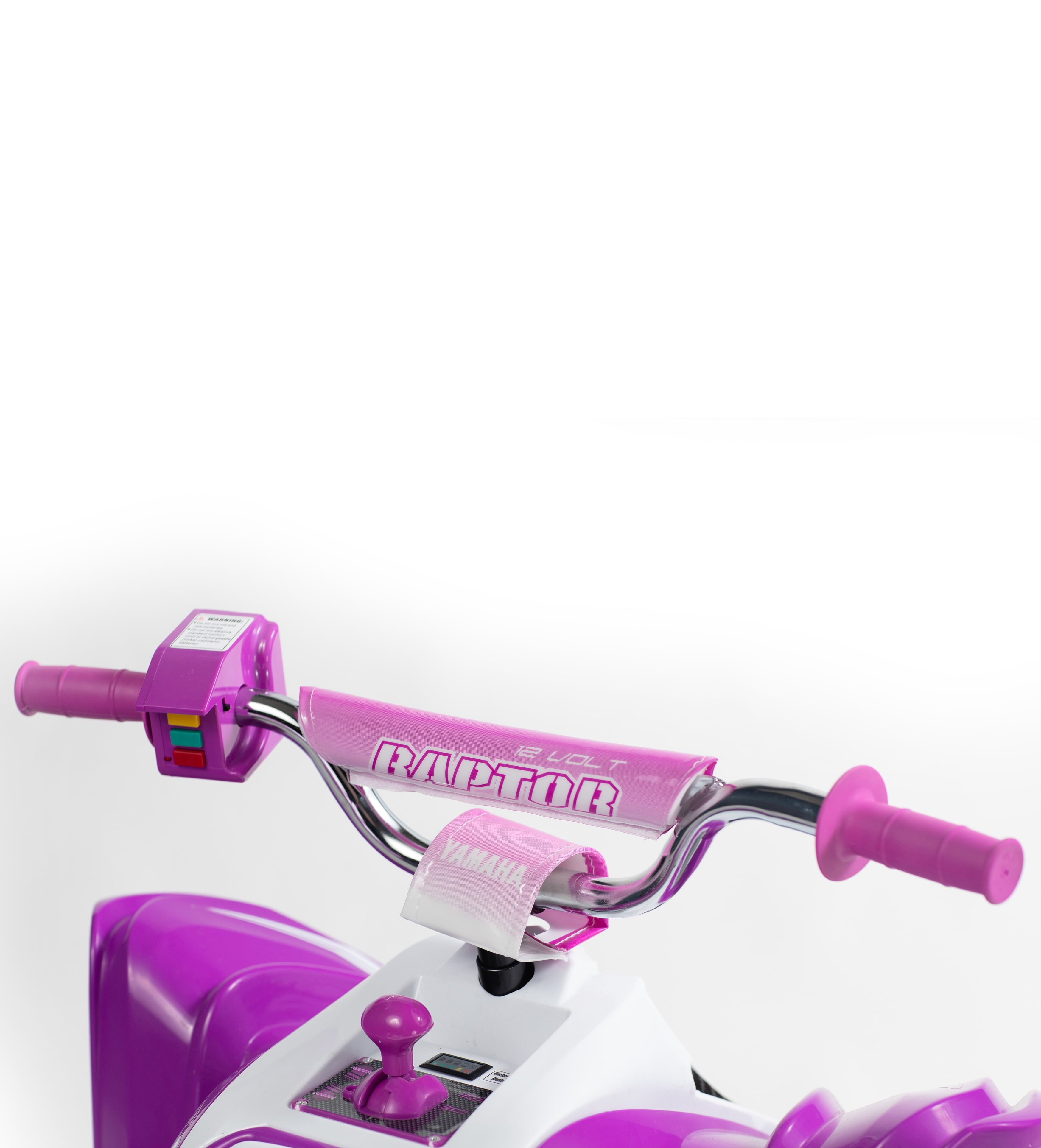 12 Volt Yamaha Raptor ATV Battery Powered Ride-on - Blue and White