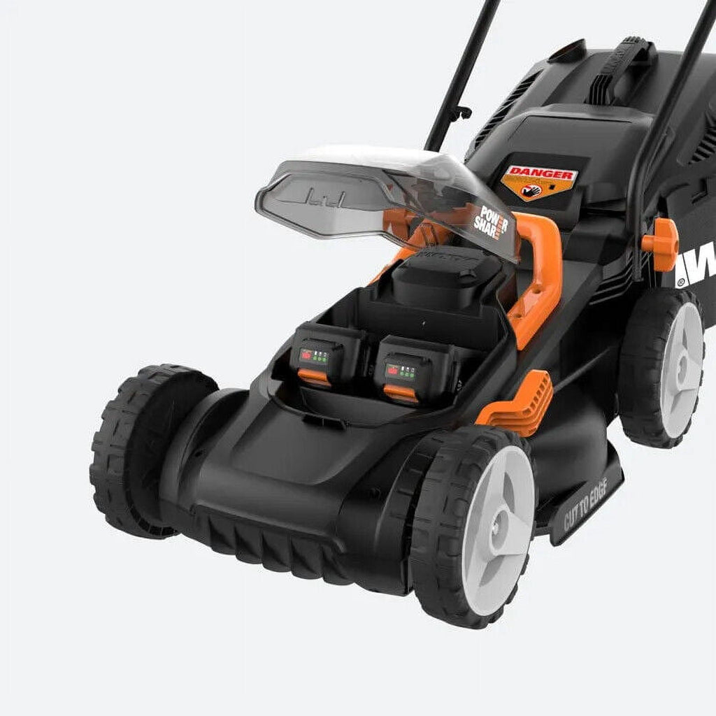 Worx WG779 40V Power Share 4.0Ah 14" Cordless Lawn Mower (Battery and Charger Included)