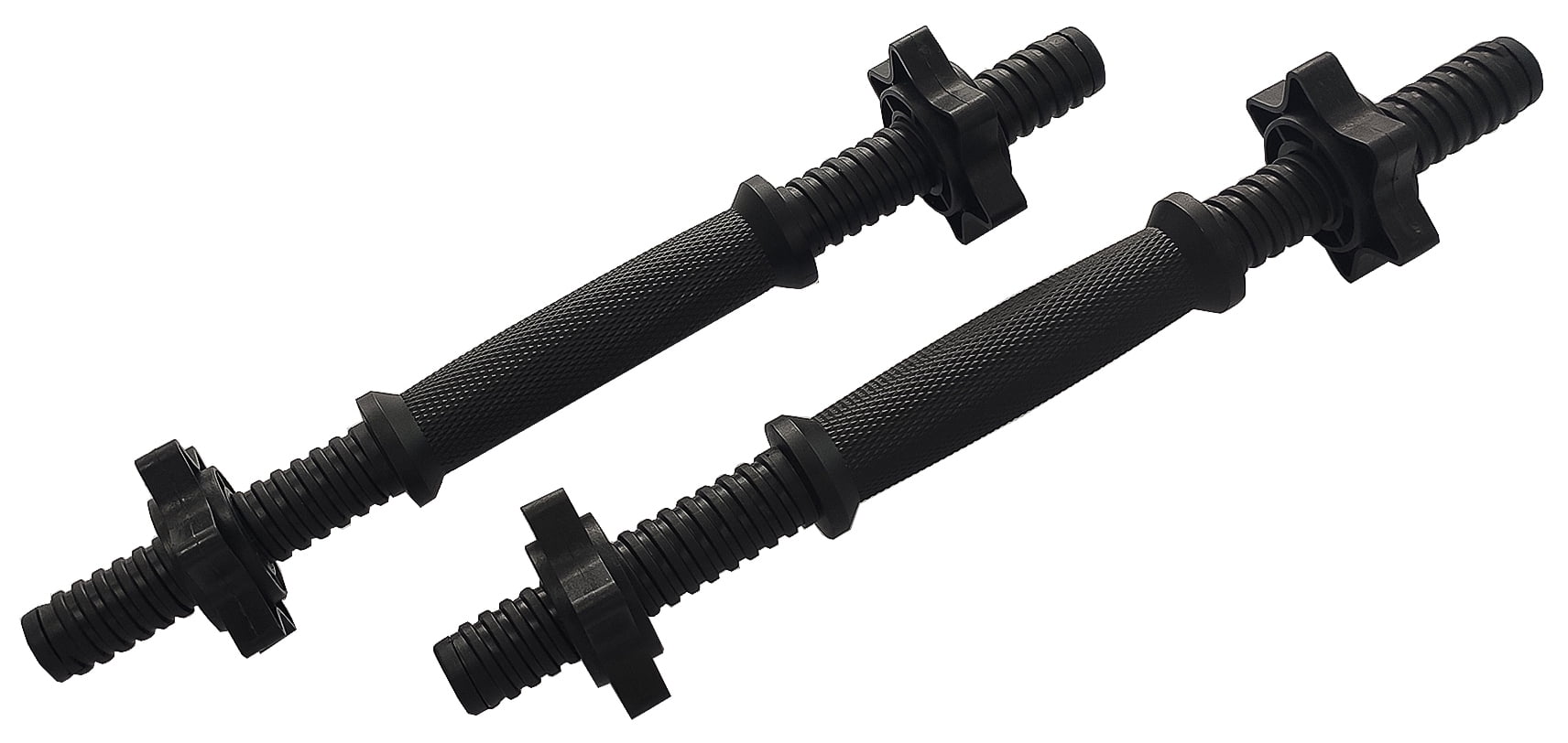 BalanceFrom Vinyl Dumbbell Set, 40 Lbs. (20 Lbs. Pair), Adjustable, Black