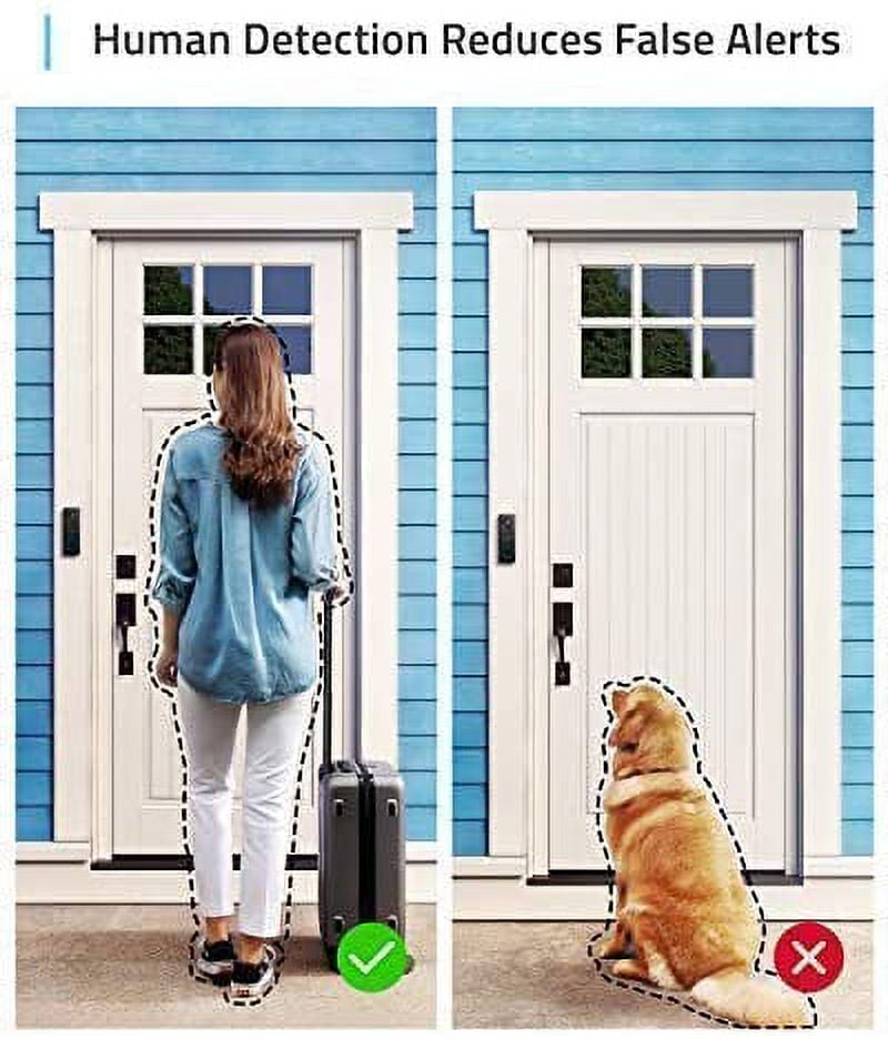 Anker eufy Security, 2K Resolution Wi-Fi Video Doorbell Camera, No Monthly Fees, Requires Existing Doorbell Wires