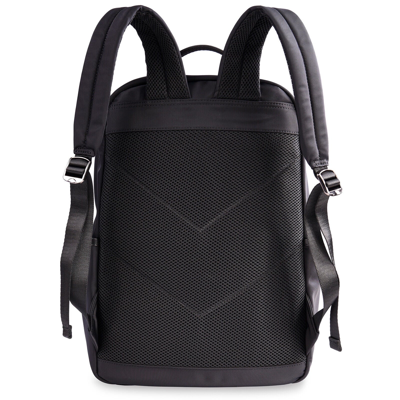 Aokur Unisex Expandable Travel Backpack, 17.3" Laptop Backpack with USB Charger Port, 50L Hiking Backpack with Shoes Compartment, Dry Wet Pocket, TSA Friendly Flight Approved Daypack Black